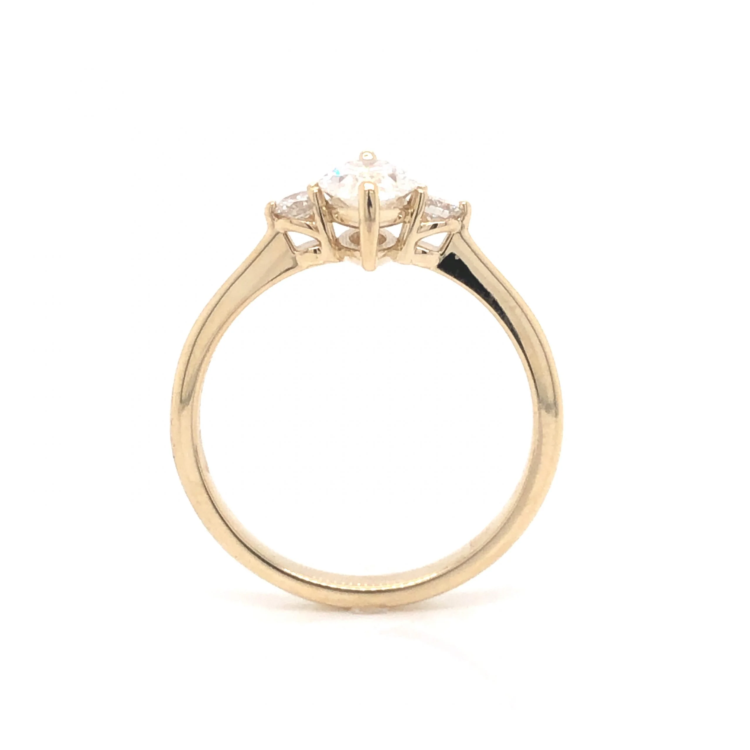 .85 Marquise Cut Diamond Engagement Ring in 14K - Image 4