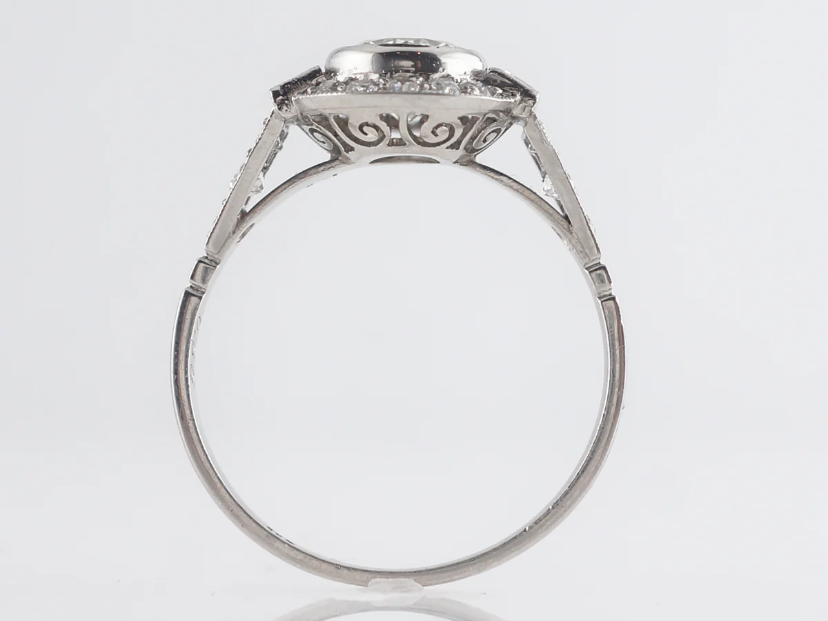 .85 Old European Cut Diamond Engagement Ring in Platinum - Image 4