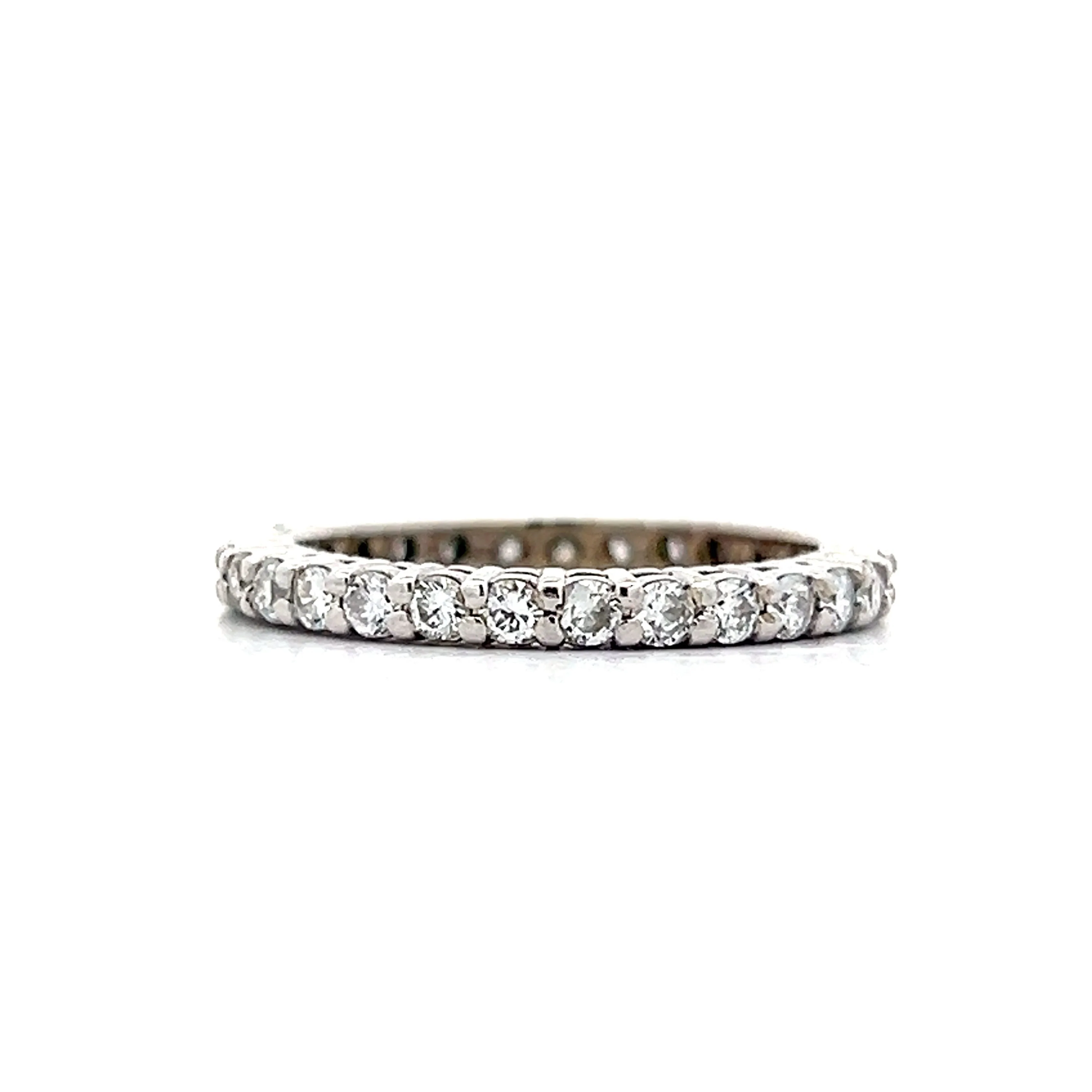 .87 Diamond Eternity Wedding Band in 14k - Image 3