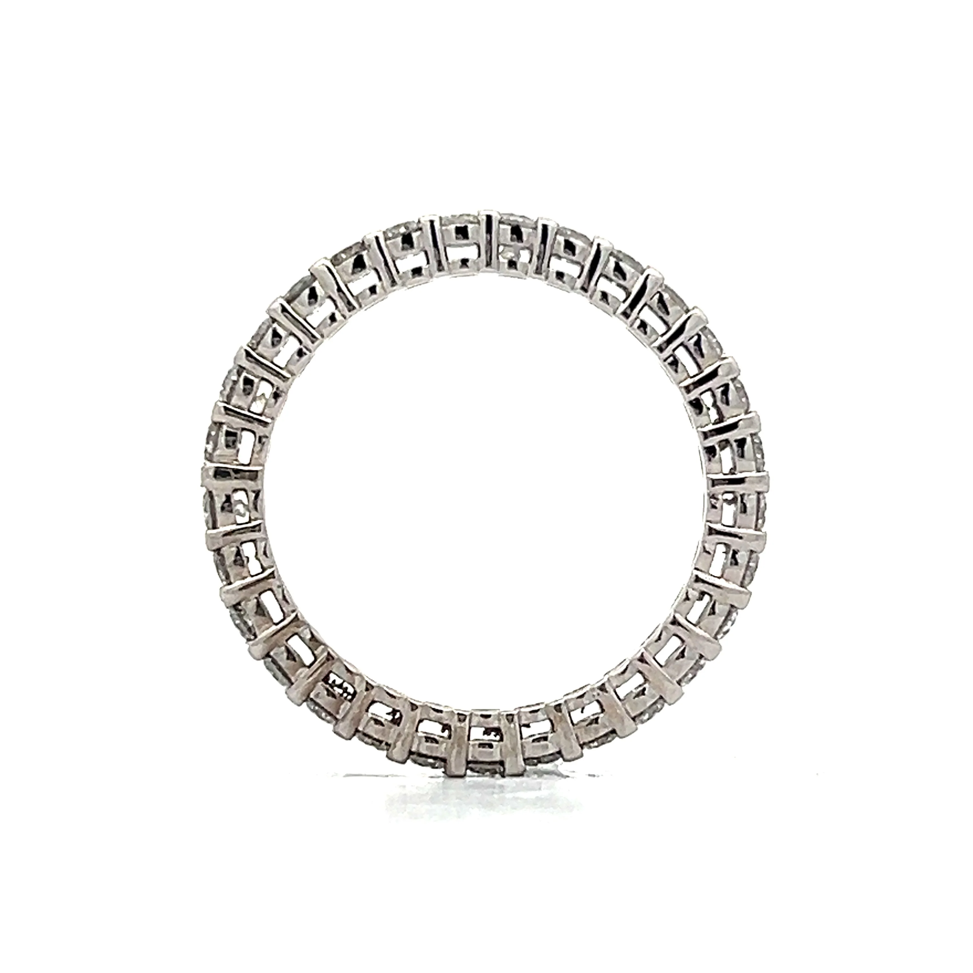 .87 Diamond Eternity Wedding Band in 14k - Image 4