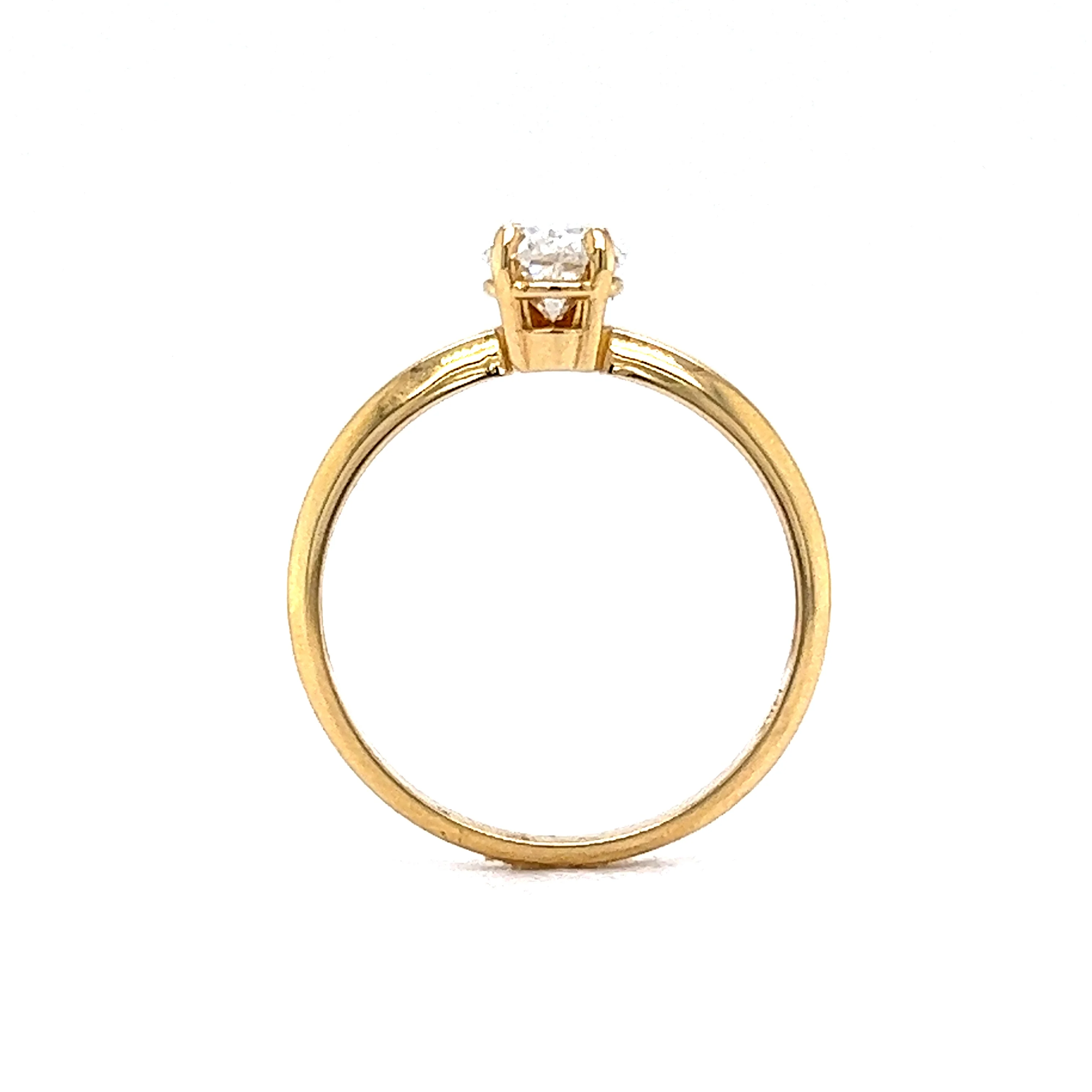 .88 Pear Cut Solitaire GIA Diamond Engagement Ring in 14k - Image 4