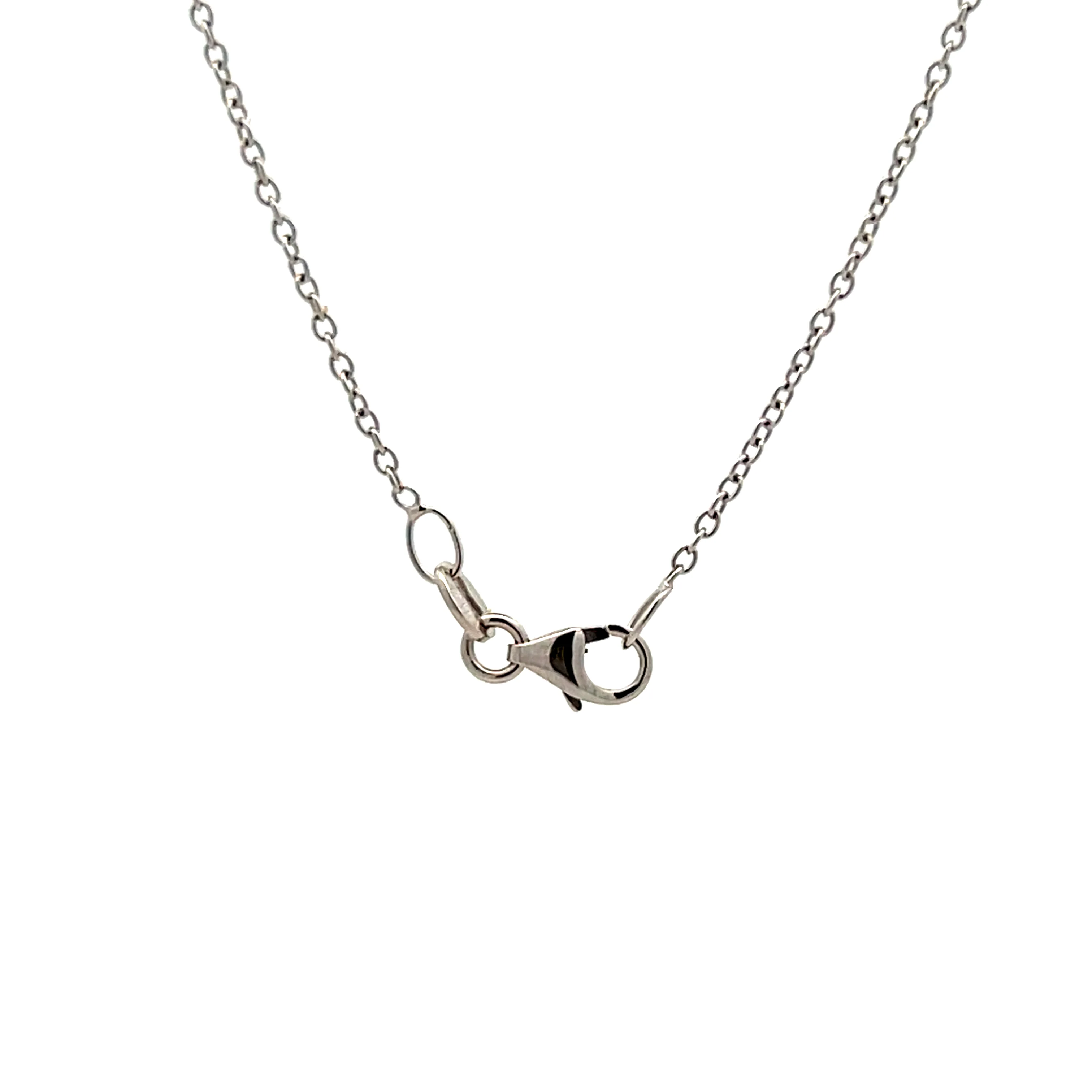 .89 Sapphire & Diamond Pendant Necklace in 14k - Image 4