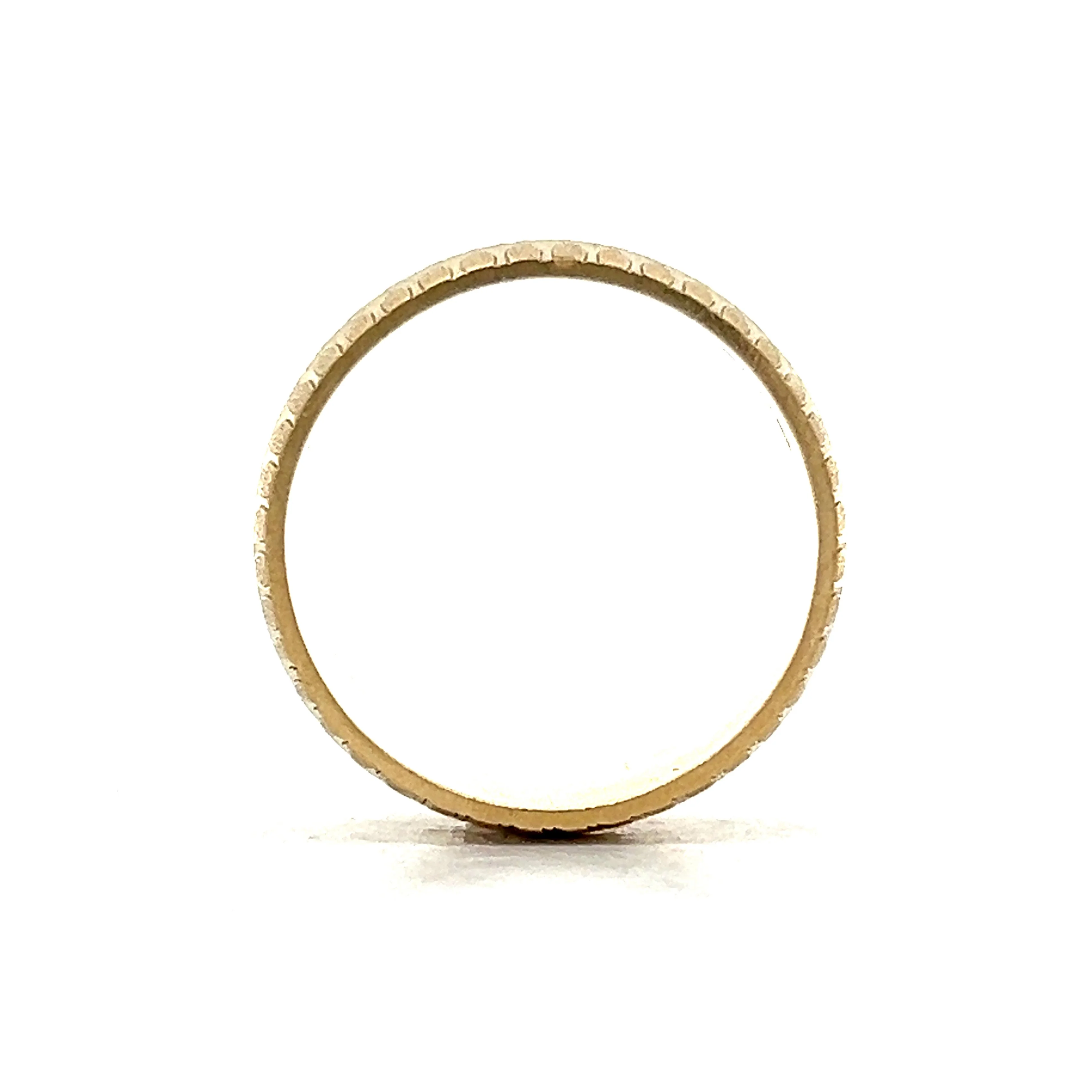 8mm Men's Double Swirl Band in 14k Yellow Gold - Image 4