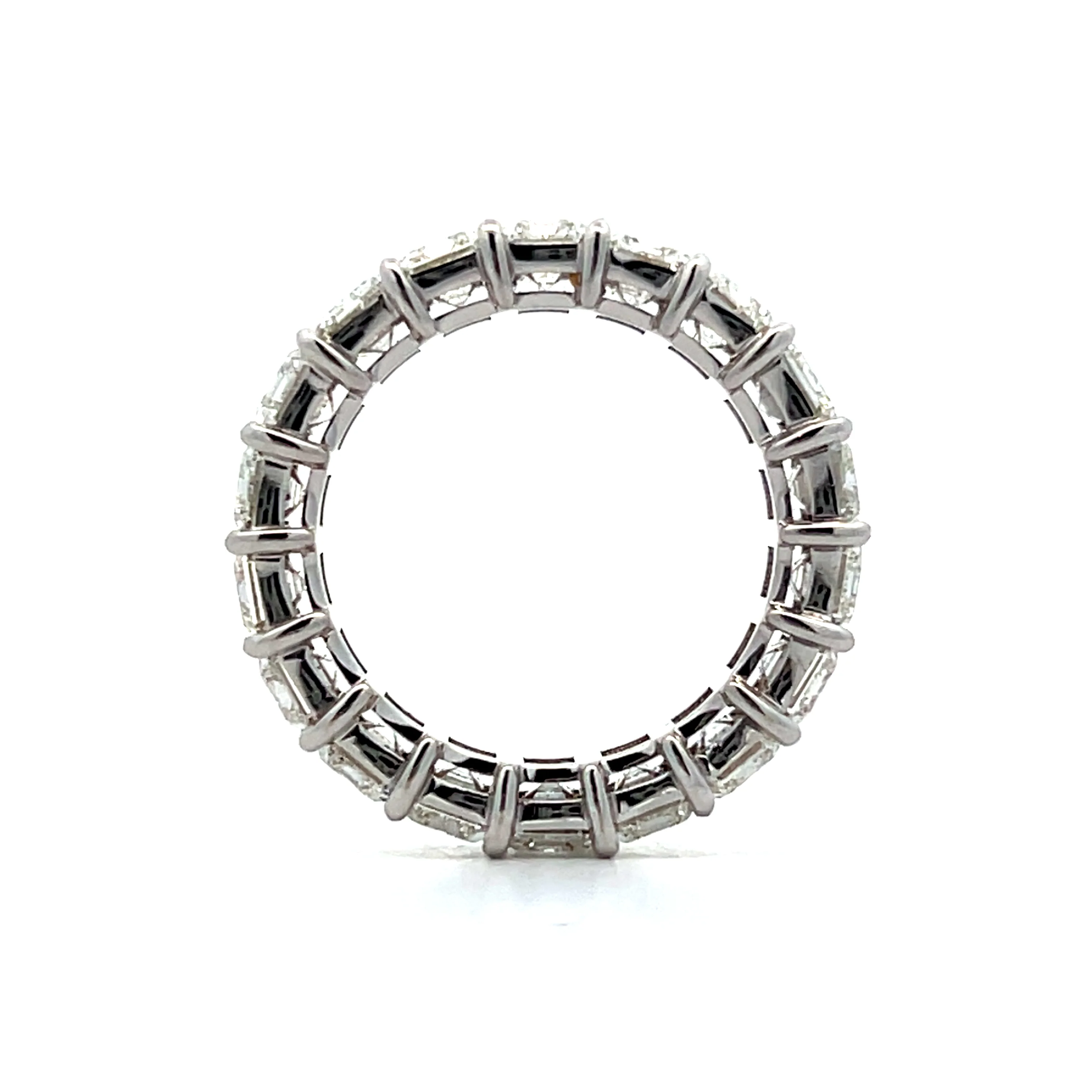 9.03 Emerald Cut Diamond Eternity Band in 18k - Image 5