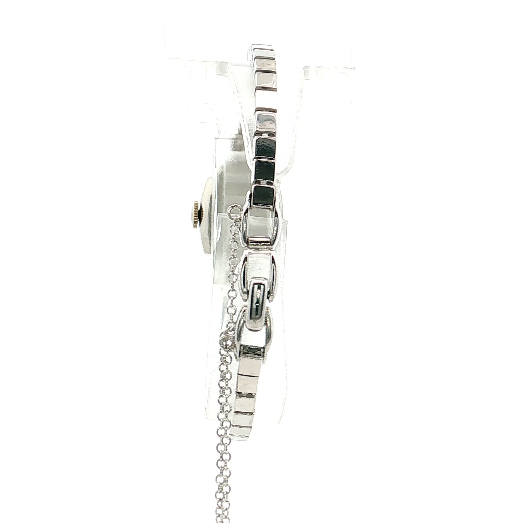 .90 Art Deco Diamond Movado Watch 14k White Gold - Image 4