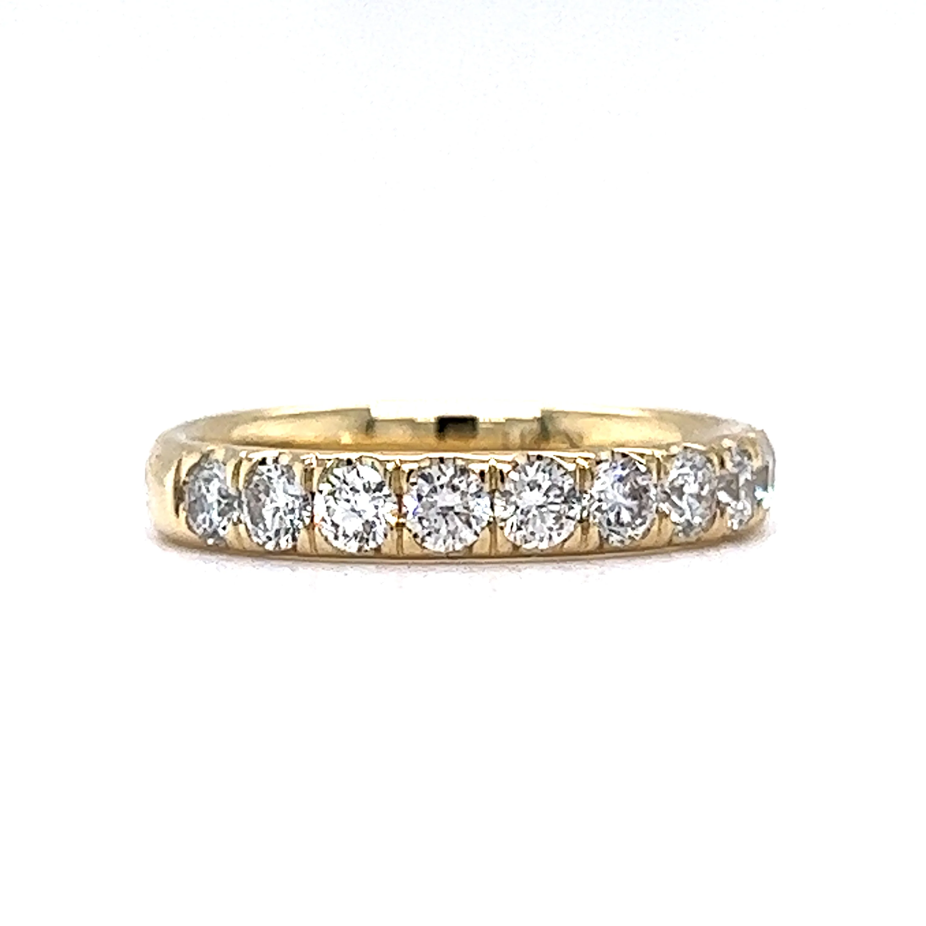 .91 Diamond Wedding Band in 14k Yellow Gold - Image 3