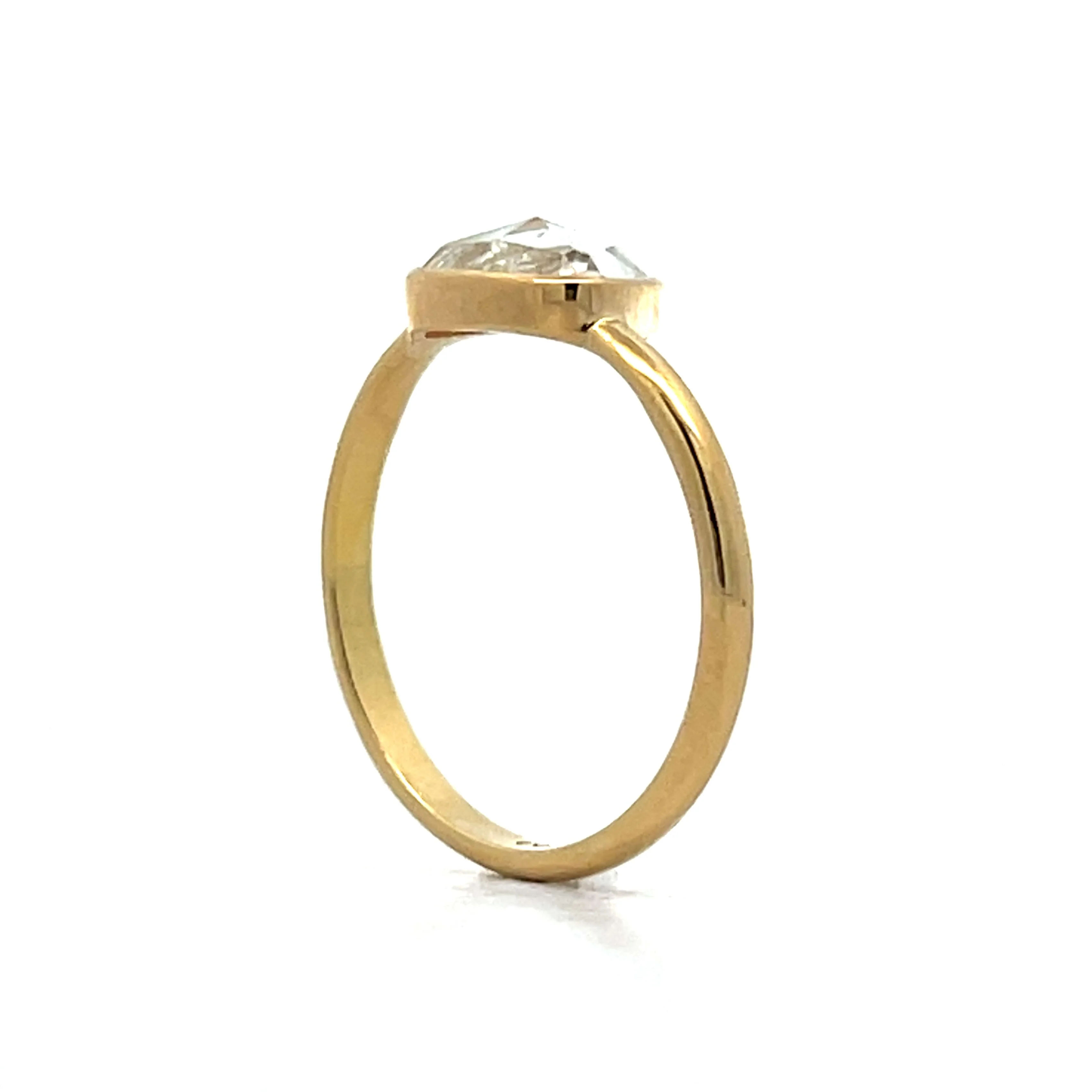 .91 Trillion Rose Cut Diamond Engagement Ring in 18k - Image 5