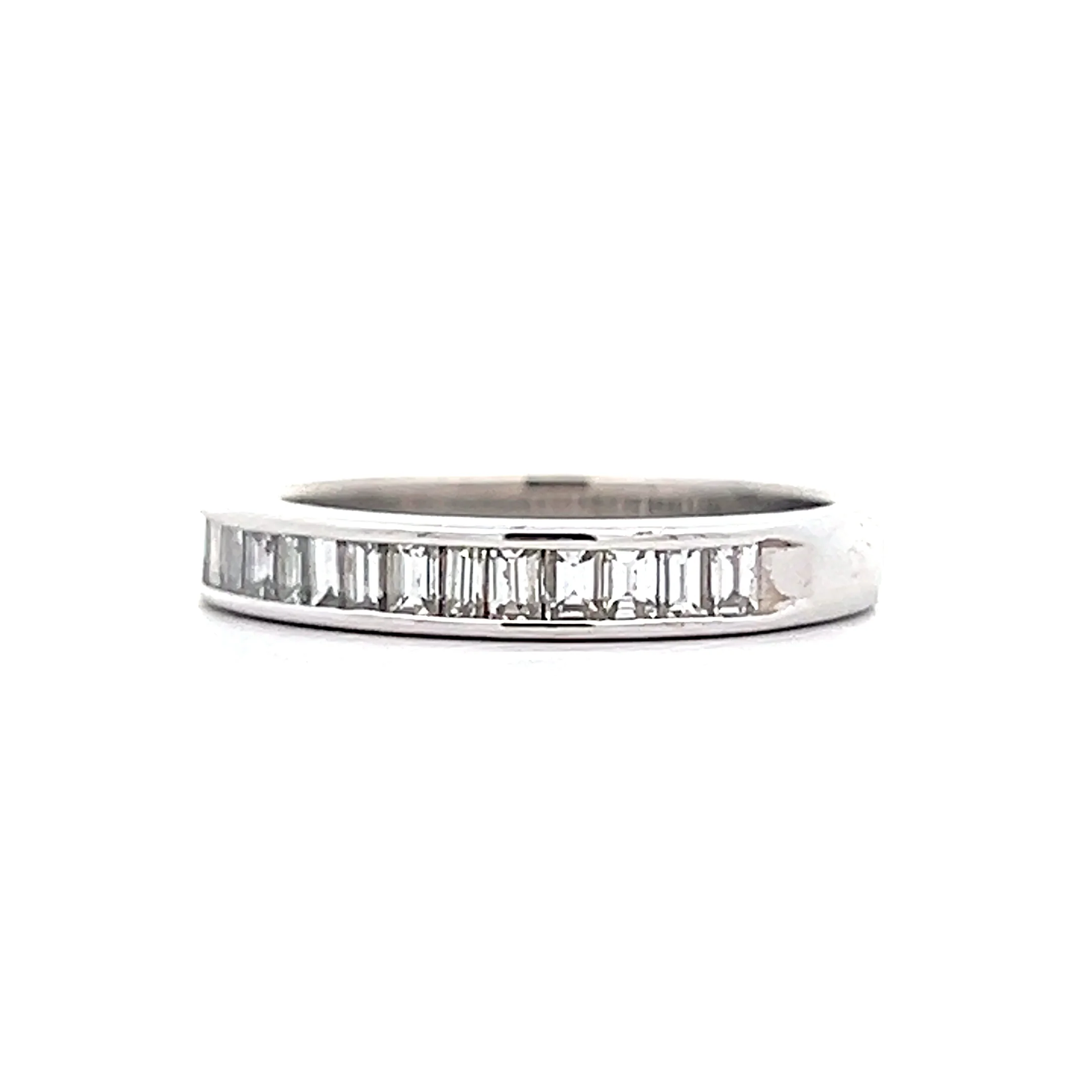.95 Baguette Diamond Wedding Band in 14k - Image 2