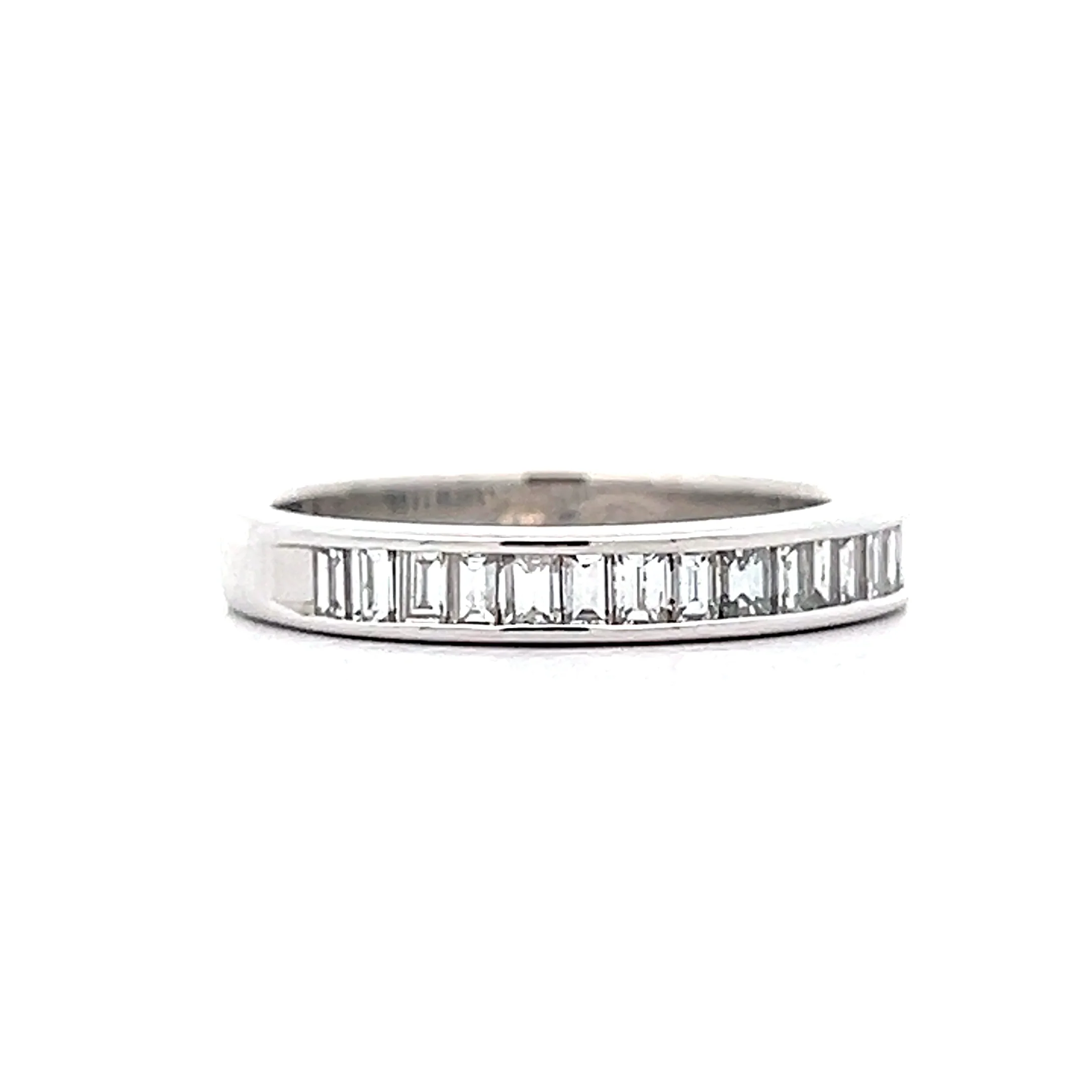 .95 Baguette Diamond Wedding Band in 14k - Image 3