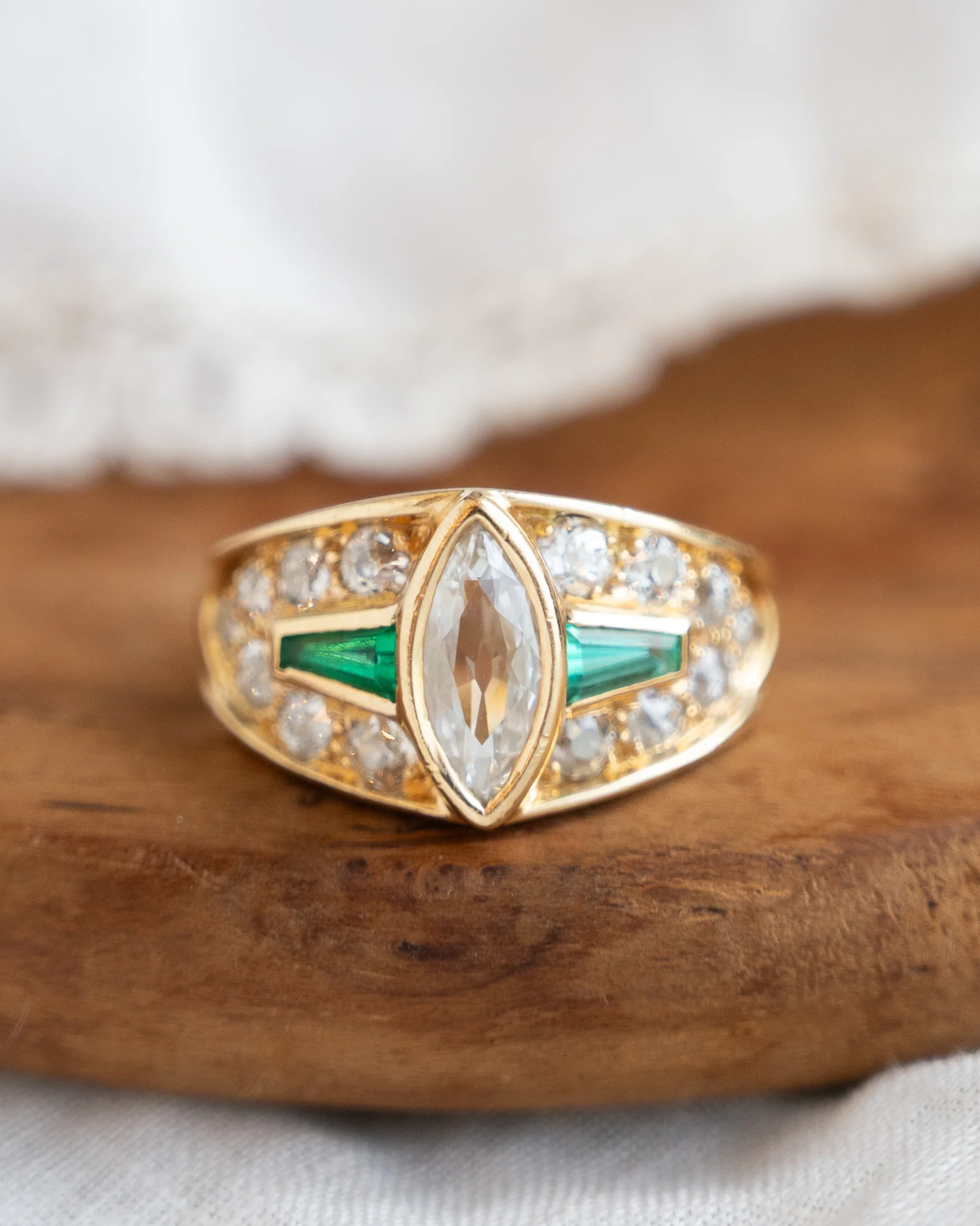 .95 Mouboussin Diamond Cocktail Ring in 18k - Image 6