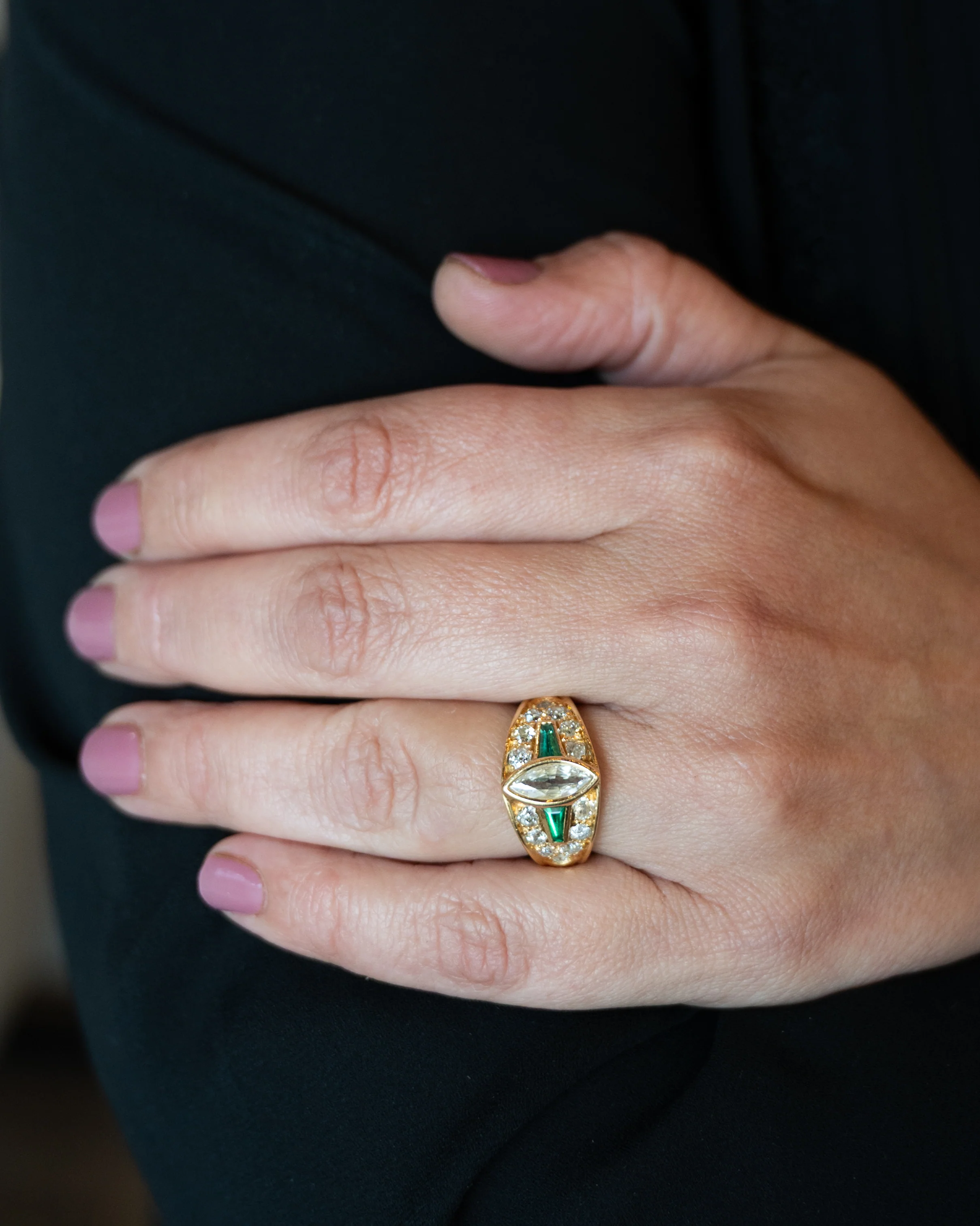 .95 Mouboussin Diamond Cocktail Ring in 18k - Image 7