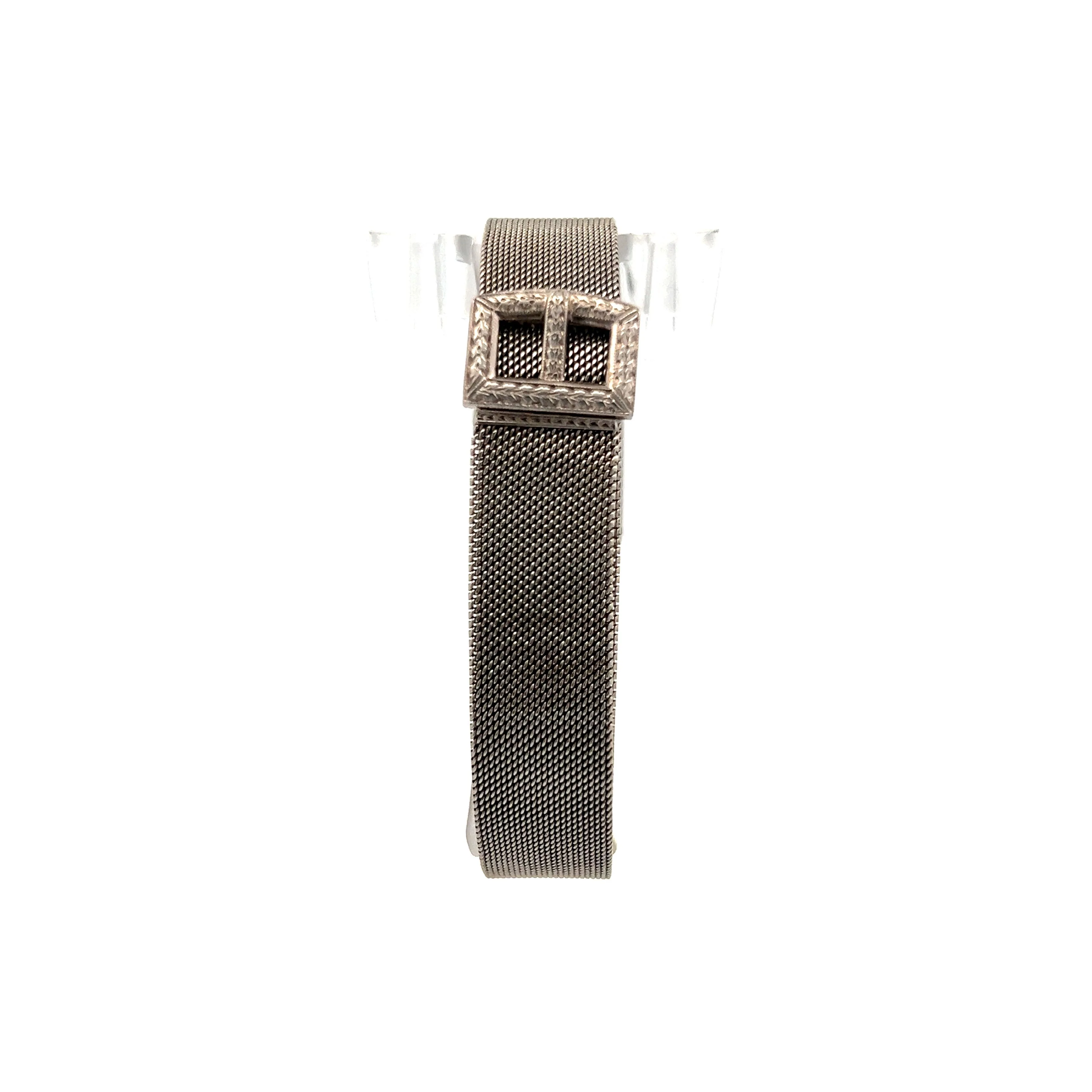 .99 Antique Art Deco Diamond Watch in Platinum & 18k - Image 4