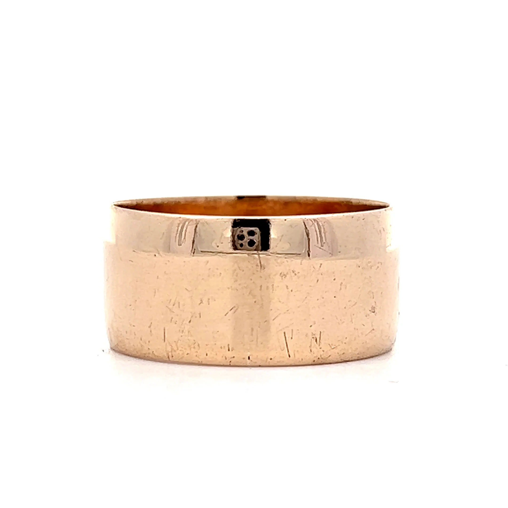 9mm Victorian Wedding Band in 14k Rose Gold