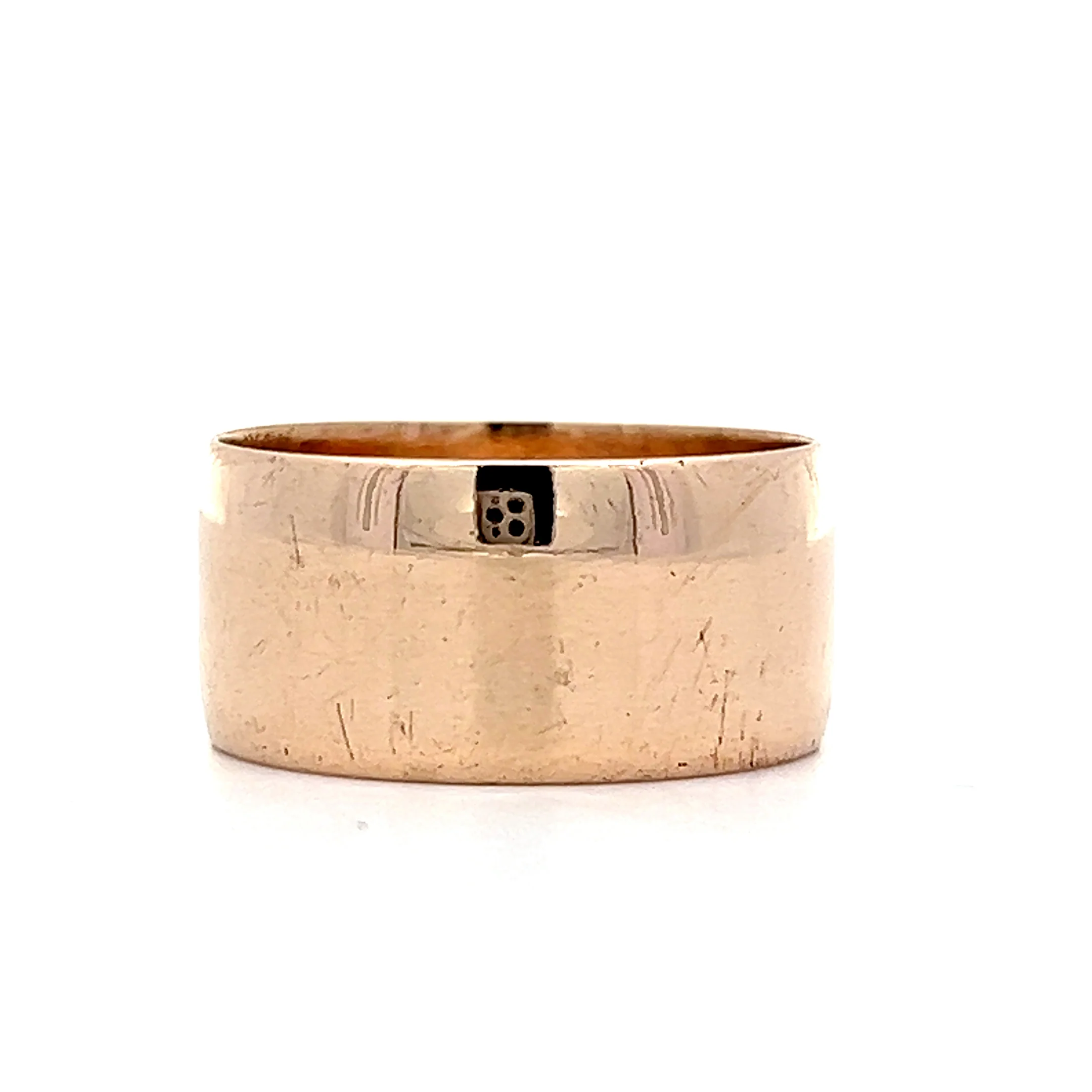 9mm Victorian Wedding Band in 14k Rose Gold - Image 2