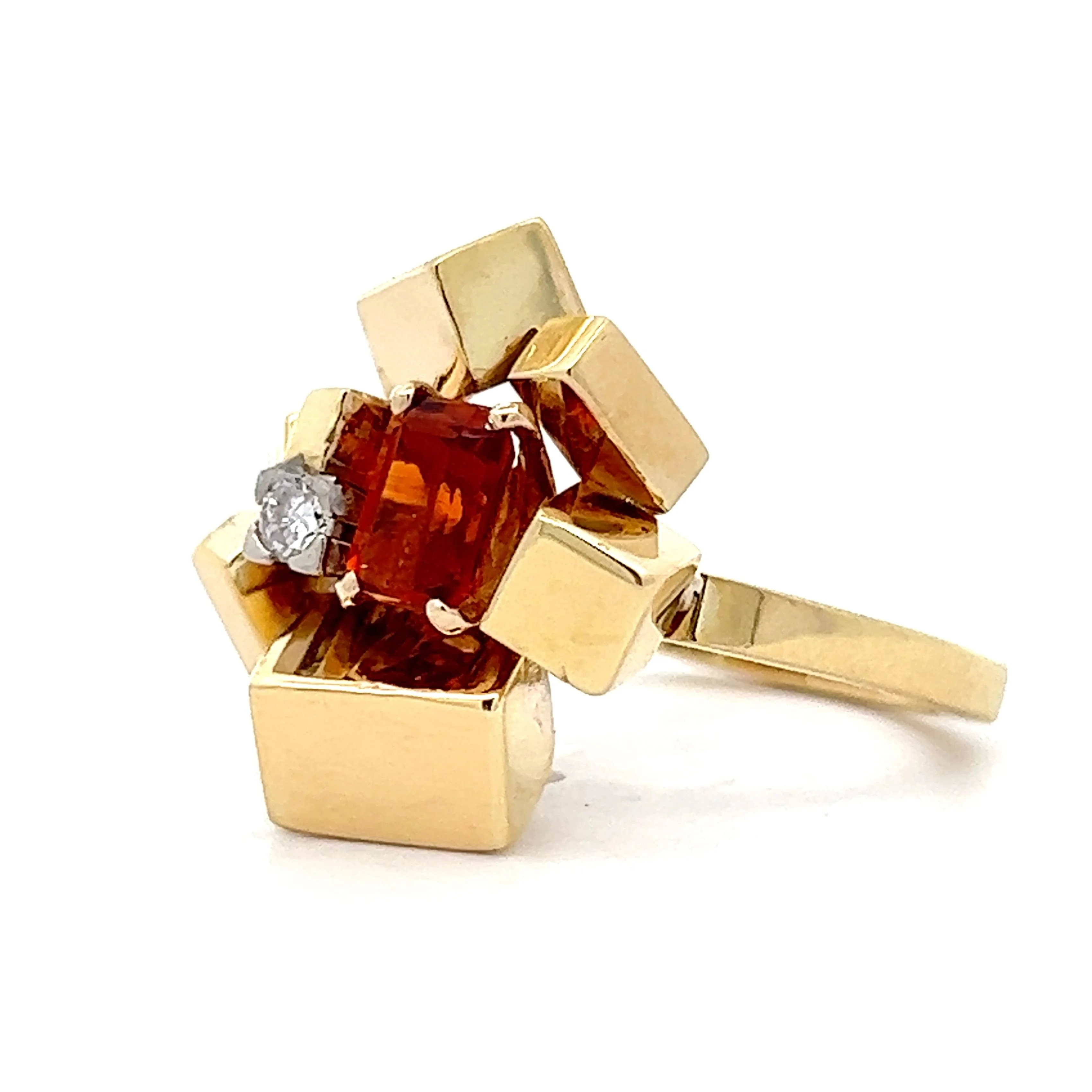 Alfred Karram Cocktail Ring in 18k Yellow Gold - Image 2