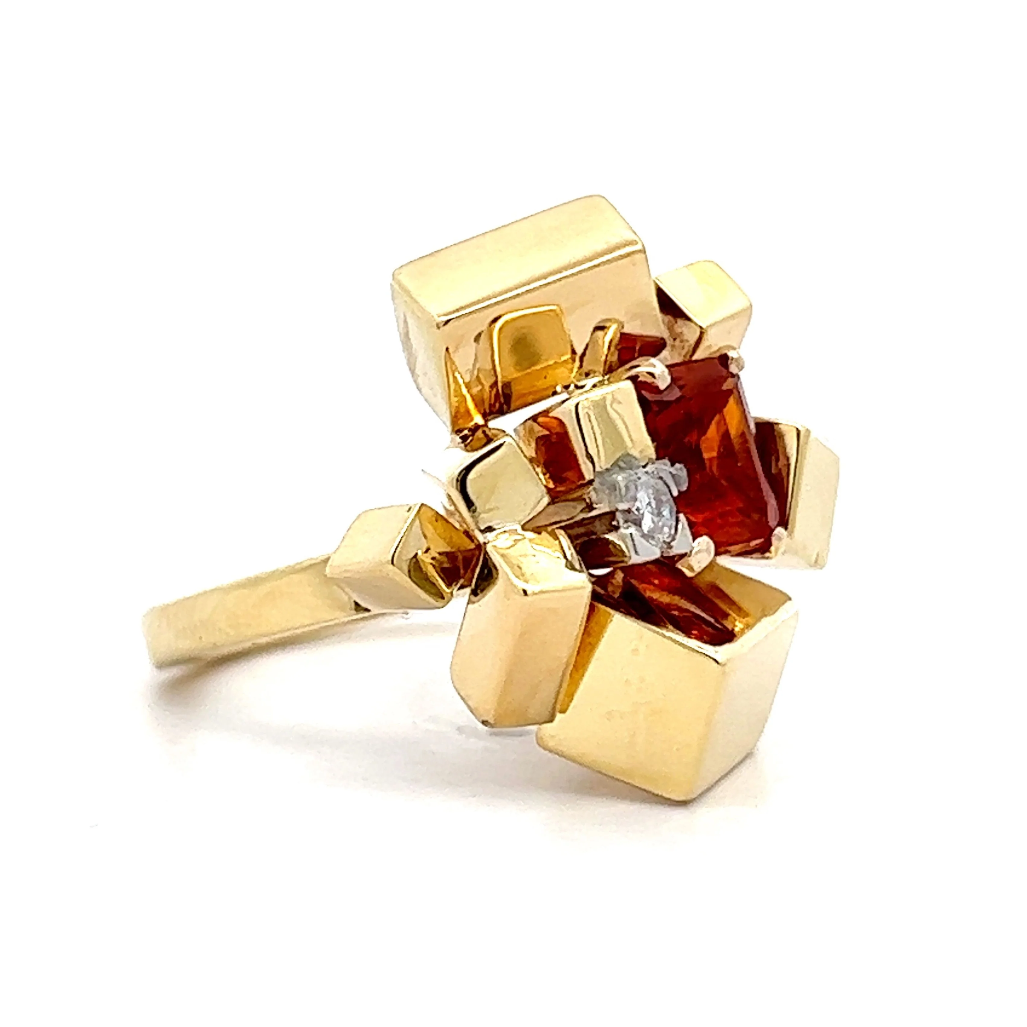 Alfred Karram Cocktail Ring in 18k Yellow Gold - Image 3