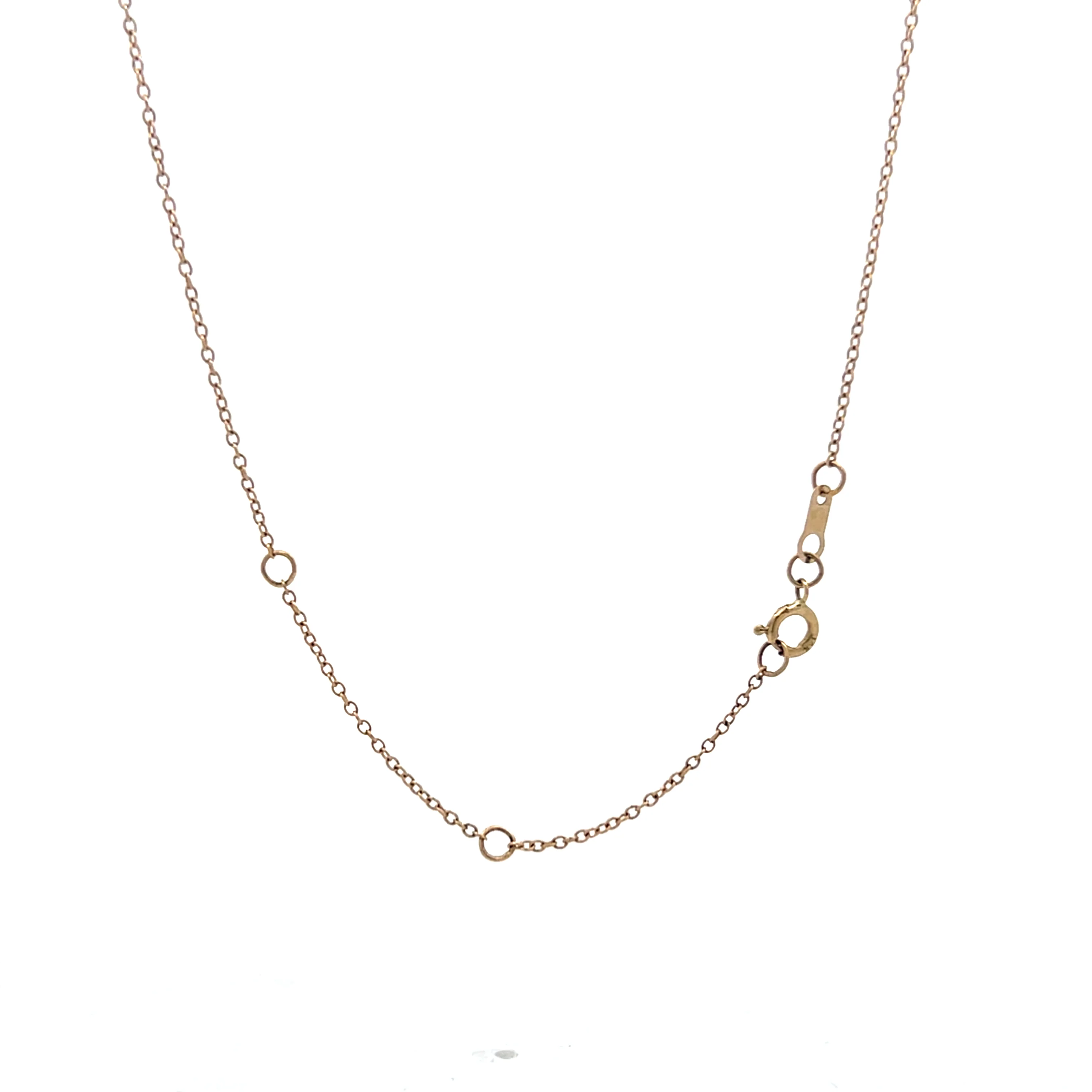 Antique Edwardian Amethyst & Diamond Pendant in 14k - Image 4