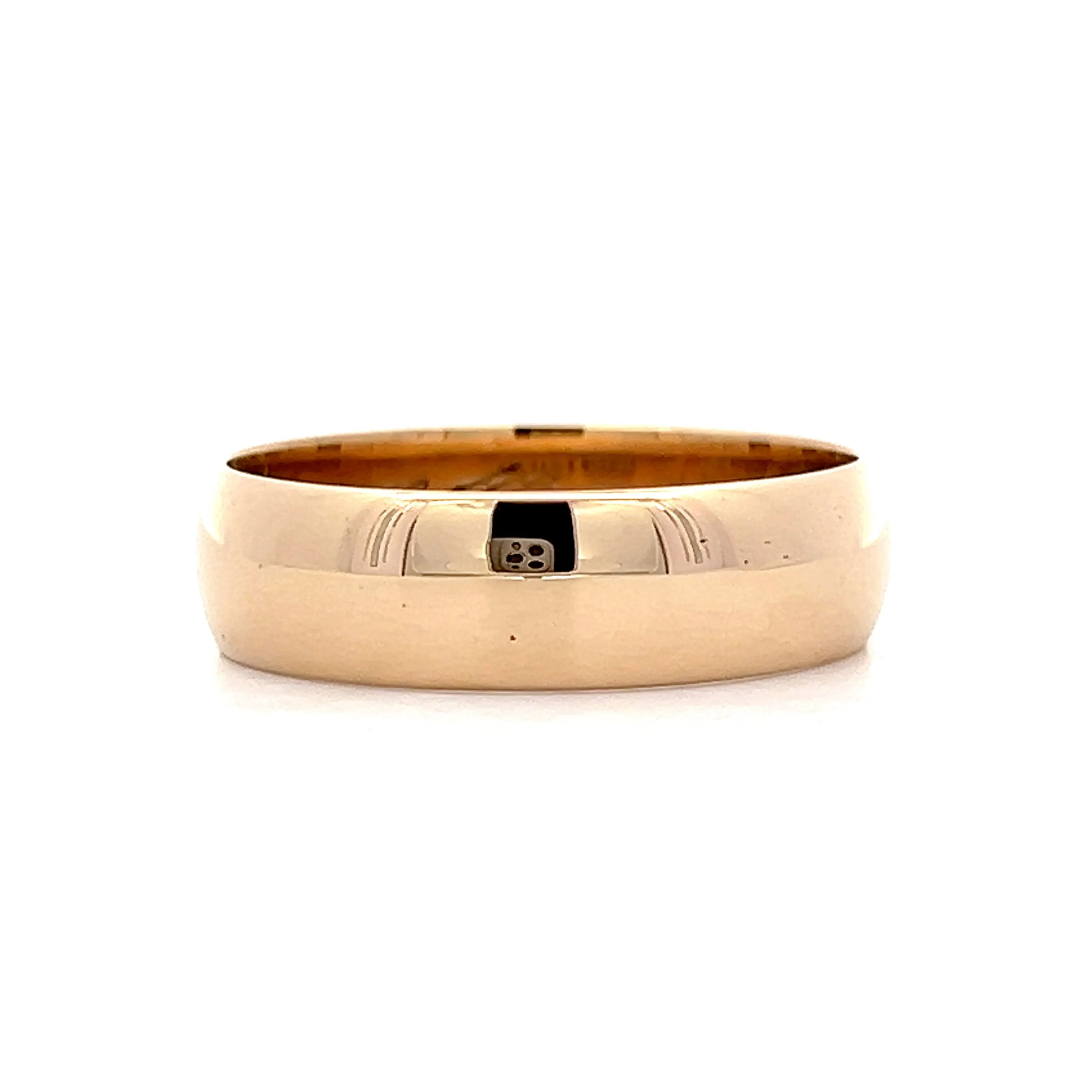 Antique Edwardian Men's Wedding Band in 14k - Image 2