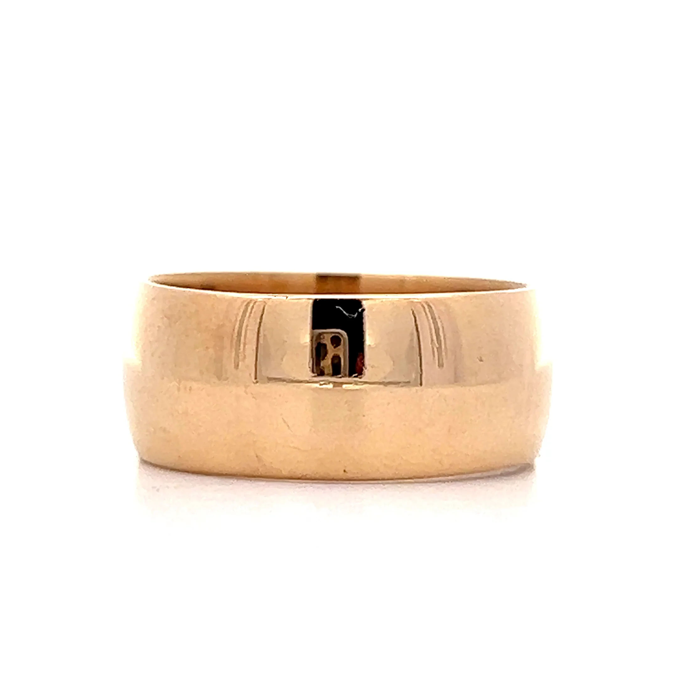 Antique Edwardian Wedding Band in 18k Yellow Gold