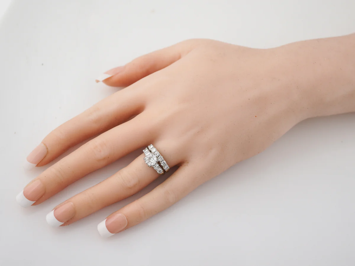 ***RTV11/23***Antique Engagement Ring Art Deco .90 Old European Cut Diamond in 14k White Gold - Image 7