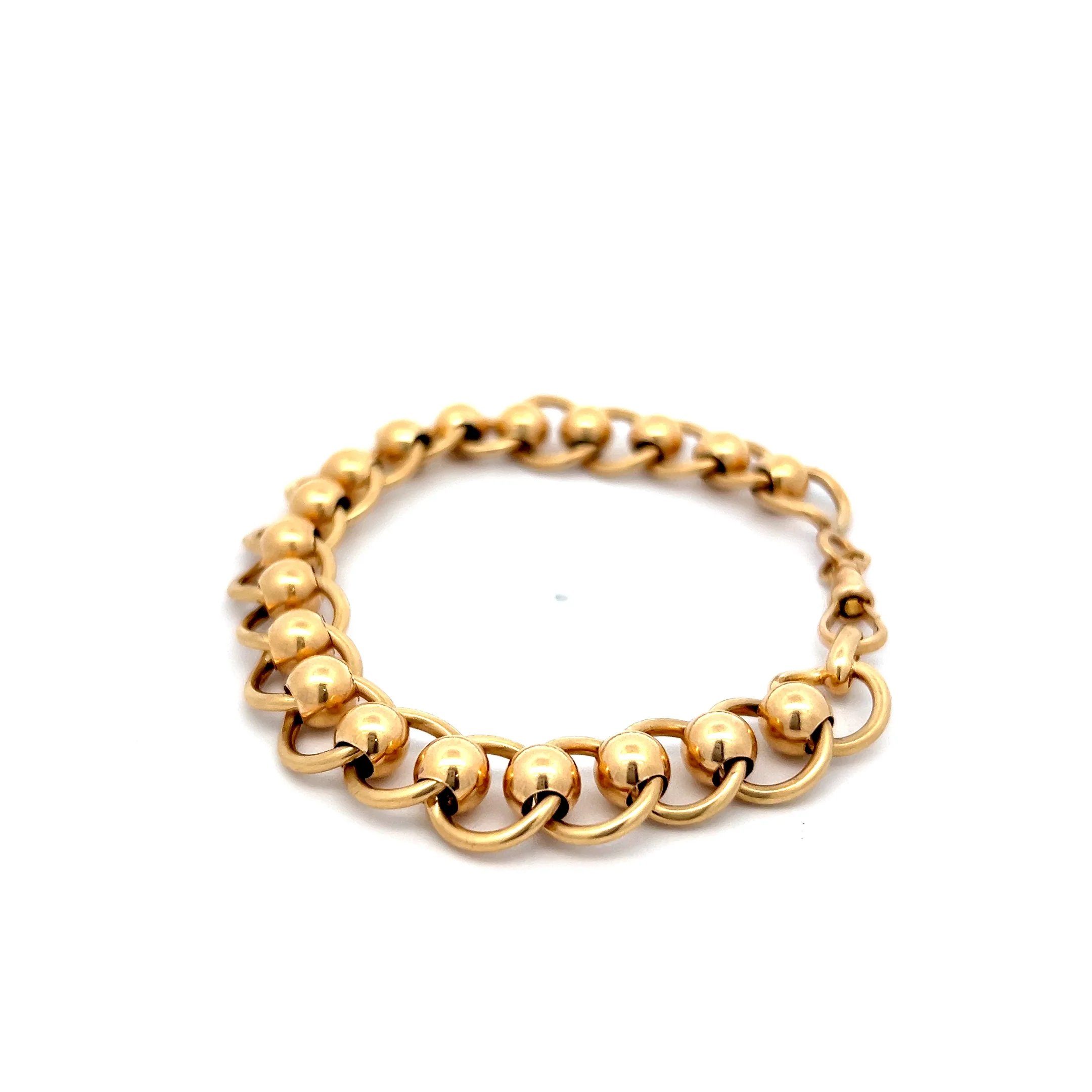Antique Victorian Charm Bracelet in 14k Yellow Gold - Image 2