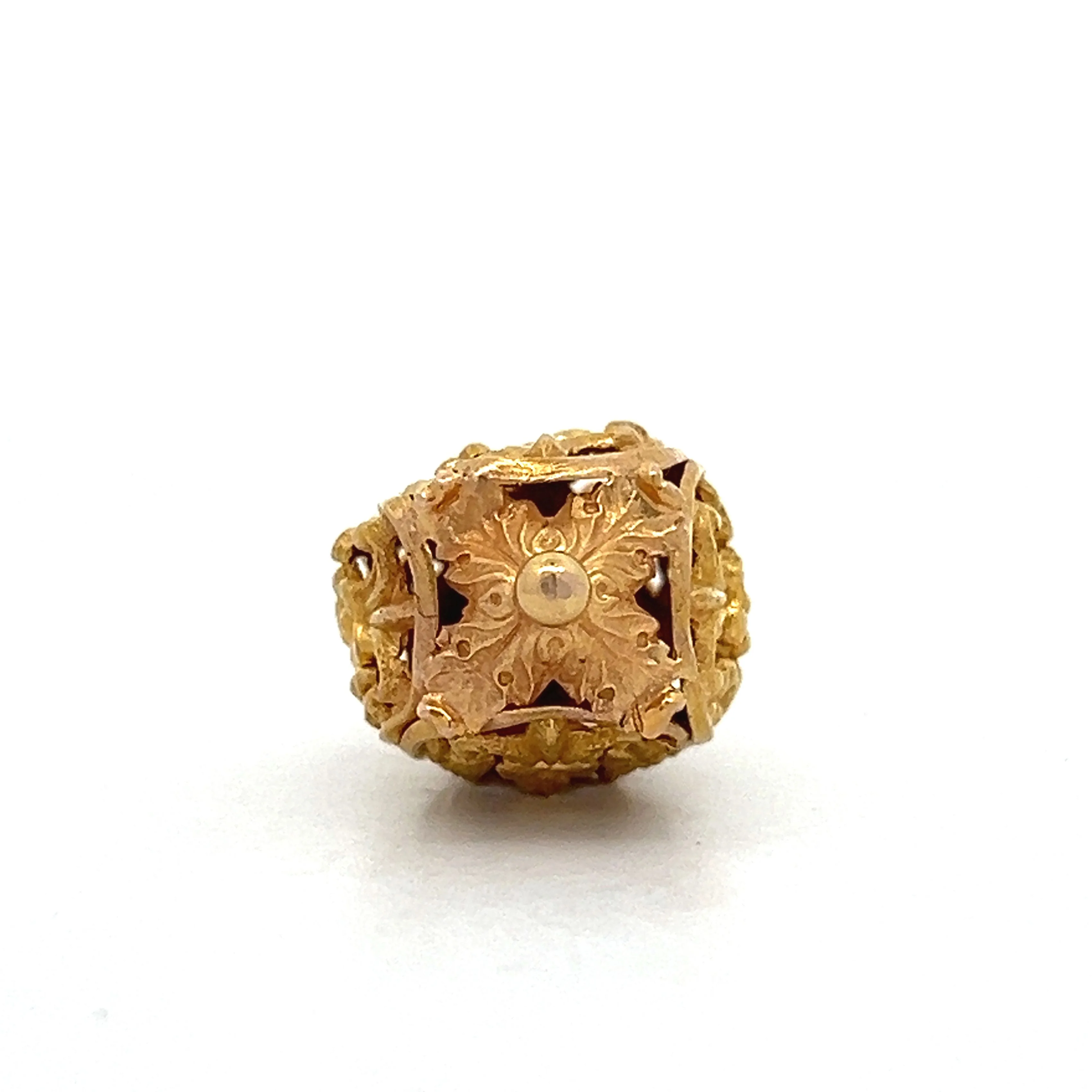 Antique Victorian Charm Pendant in 14k Yellow Gold - Image 2
