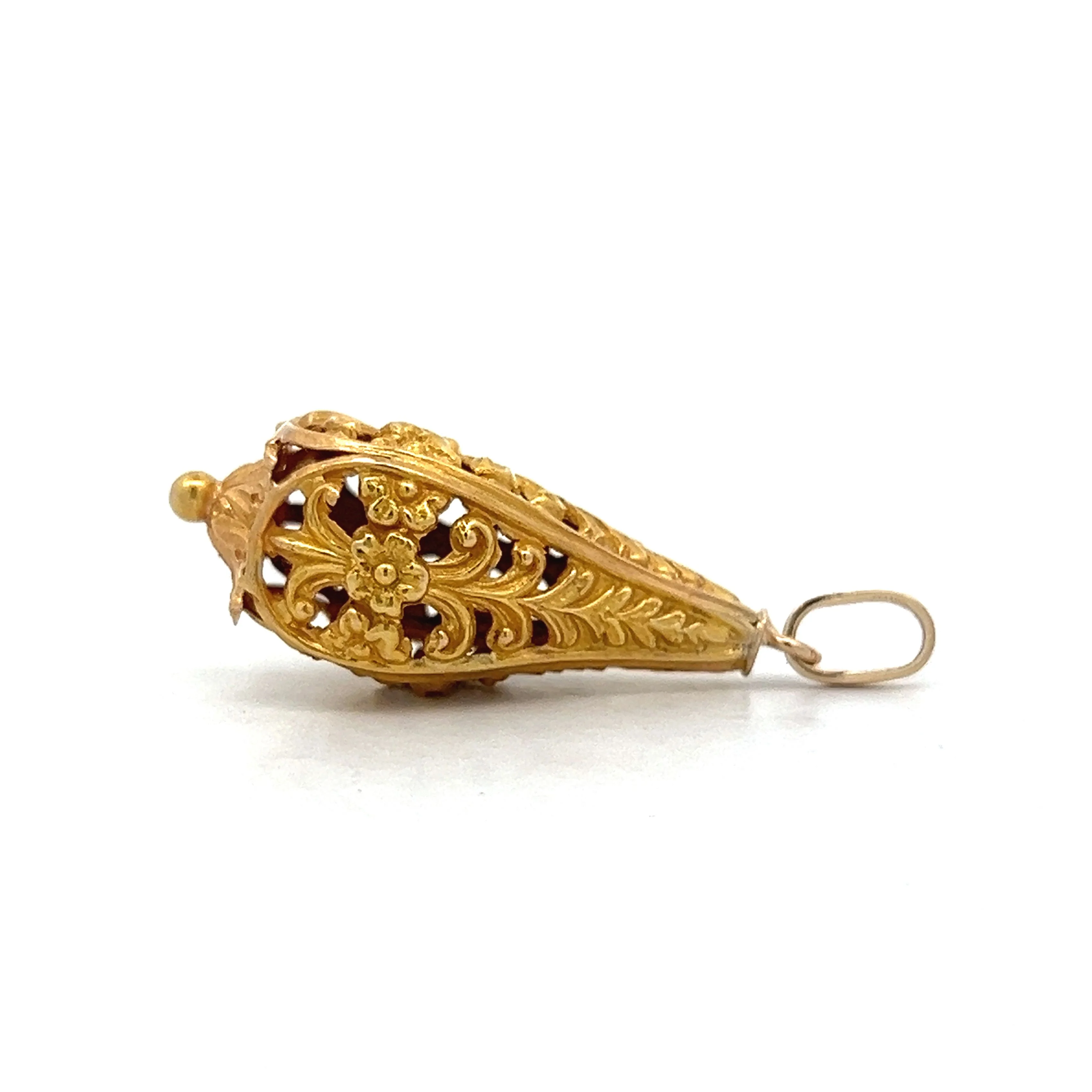 Antique Victorian Charm Pendant in 14k Yellow Gold - Image 3