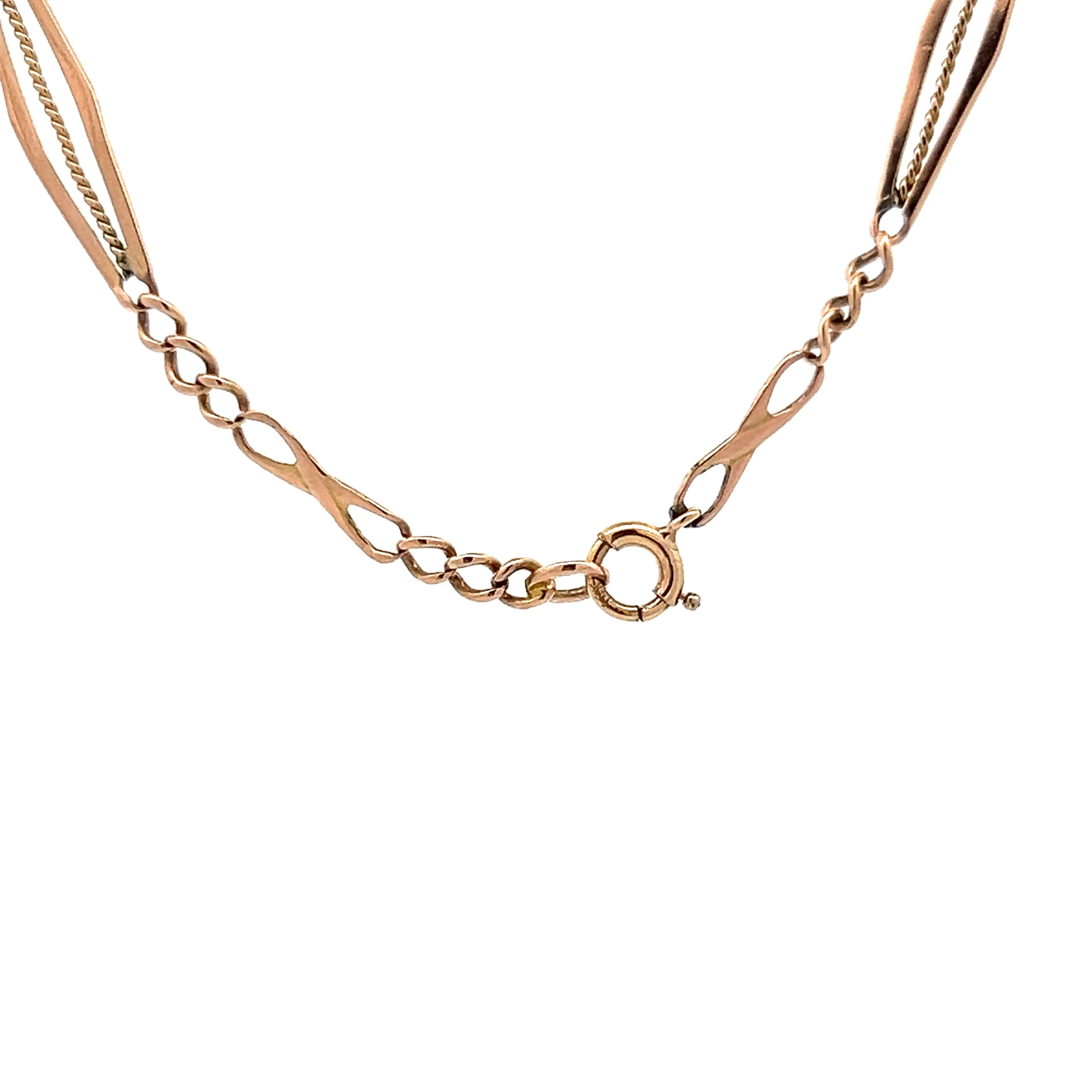 Antique Victorian Cross Pendant in 14k Rose Gold - Image 4
