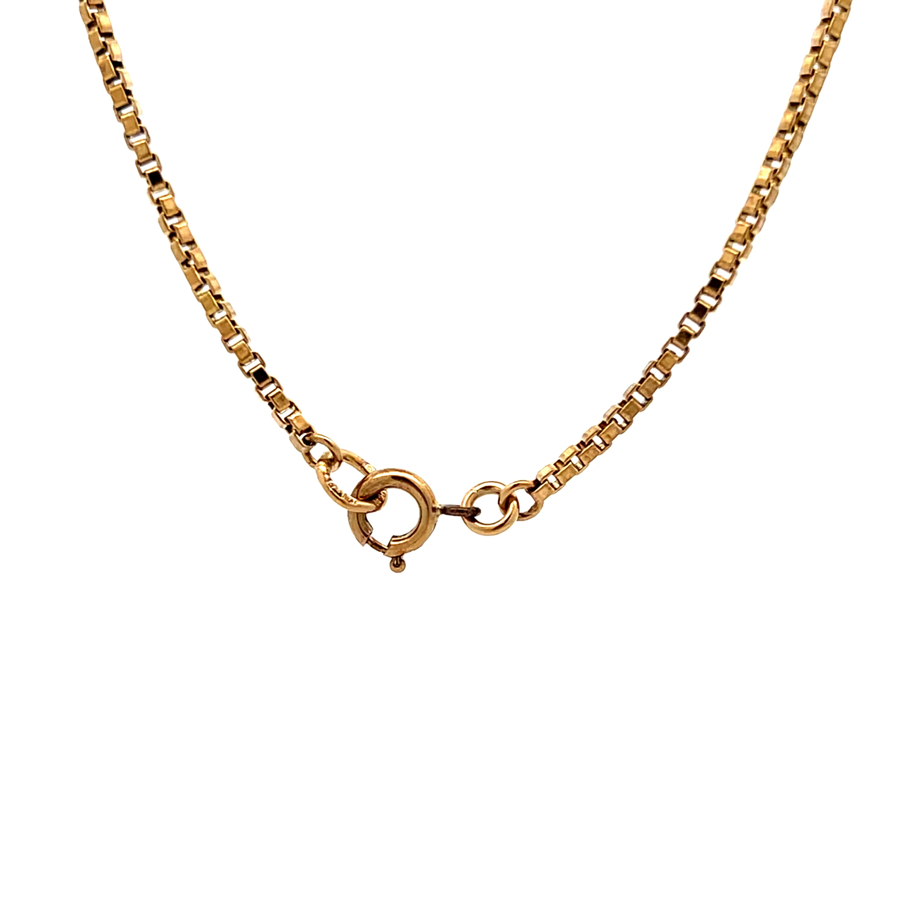 Antique Victorian Lariat Necklace in 9k Yellow Gold - Image 4