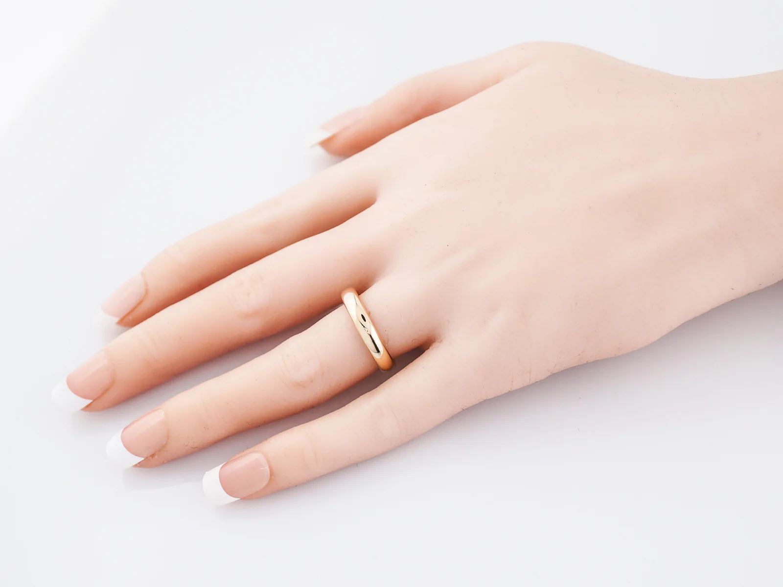 Antique Wedding Band Art Deco in 18k Yellow Gold - Image 5