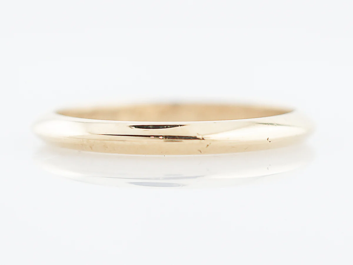Antique Wedding Band Retro Tiffany & Co in 18k Yellow Gold