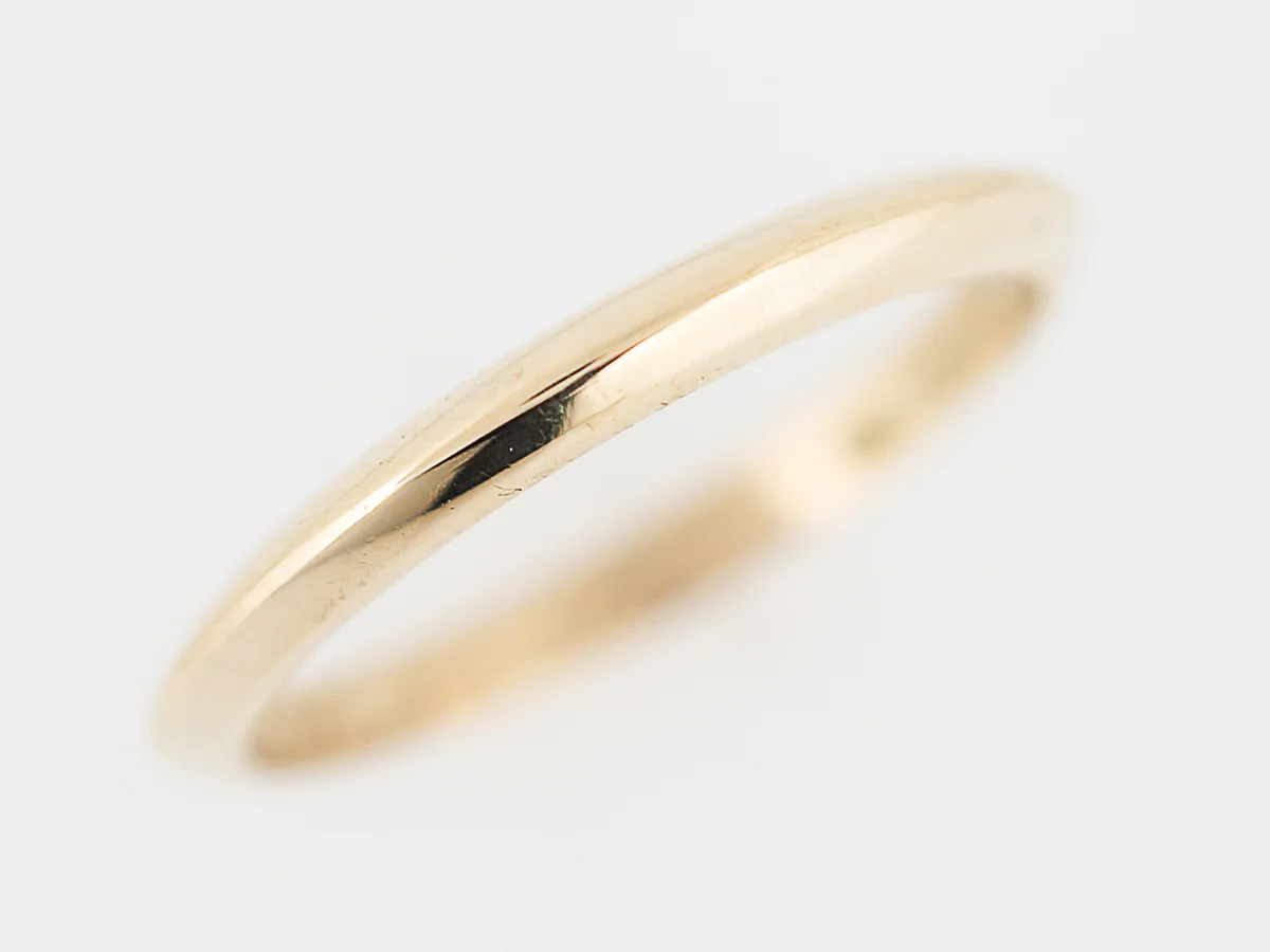 Antique Wedding Band Retro Tiffany & Co in 18k Yellow Gold - Image 2