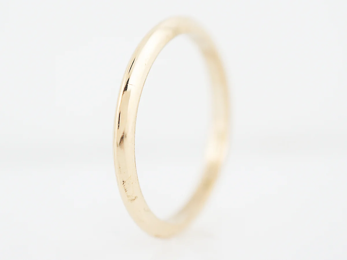 Antique Wedding Band Retro Tiffany & Co in 18k Yellow Gold - Image 3