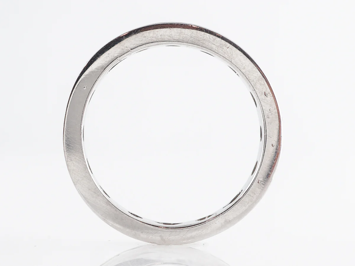Baguette Cut Eternity Wedding Band in Platinum - Image 3