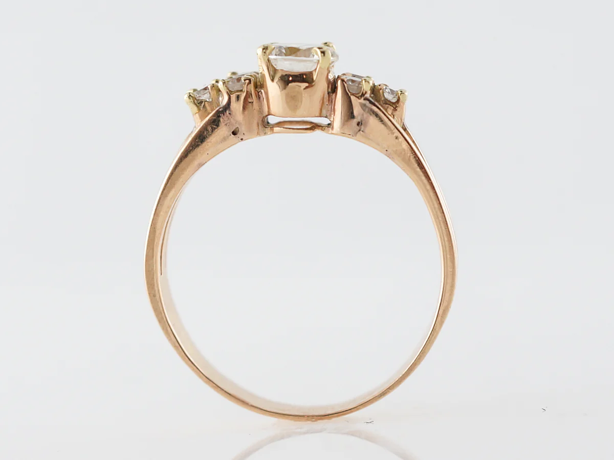Beautiful Vintage Diamond Engagement Ring 1960's 14k - Image 4
