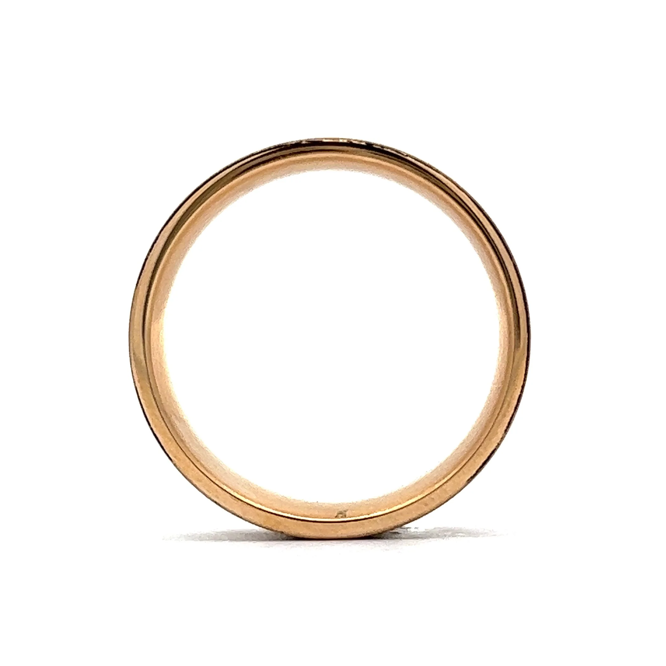 Benchmark Men's Tantalum Knot Wedding Band in 14k Yellow Gold - Image 4