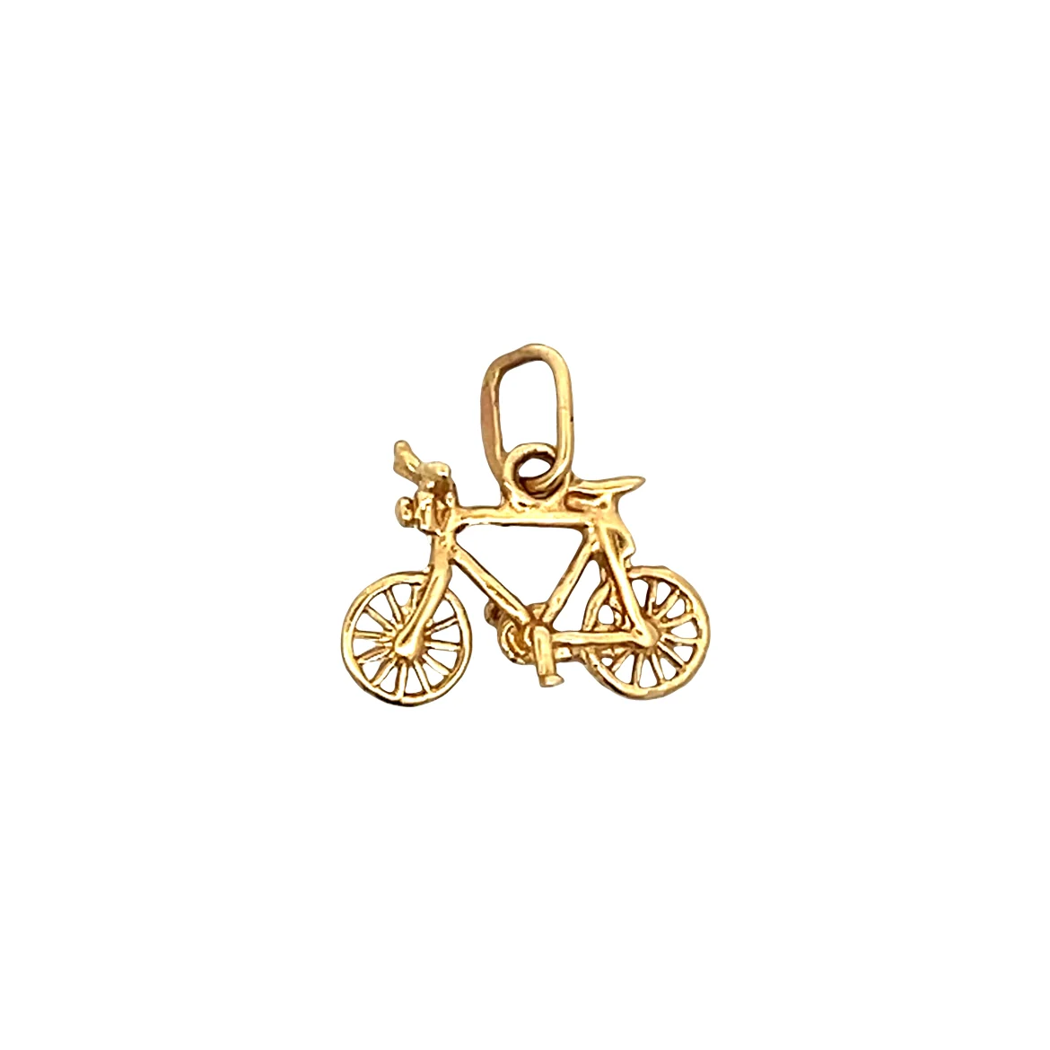 Bicycle Charm in 14k Yellow Gold - Image 2