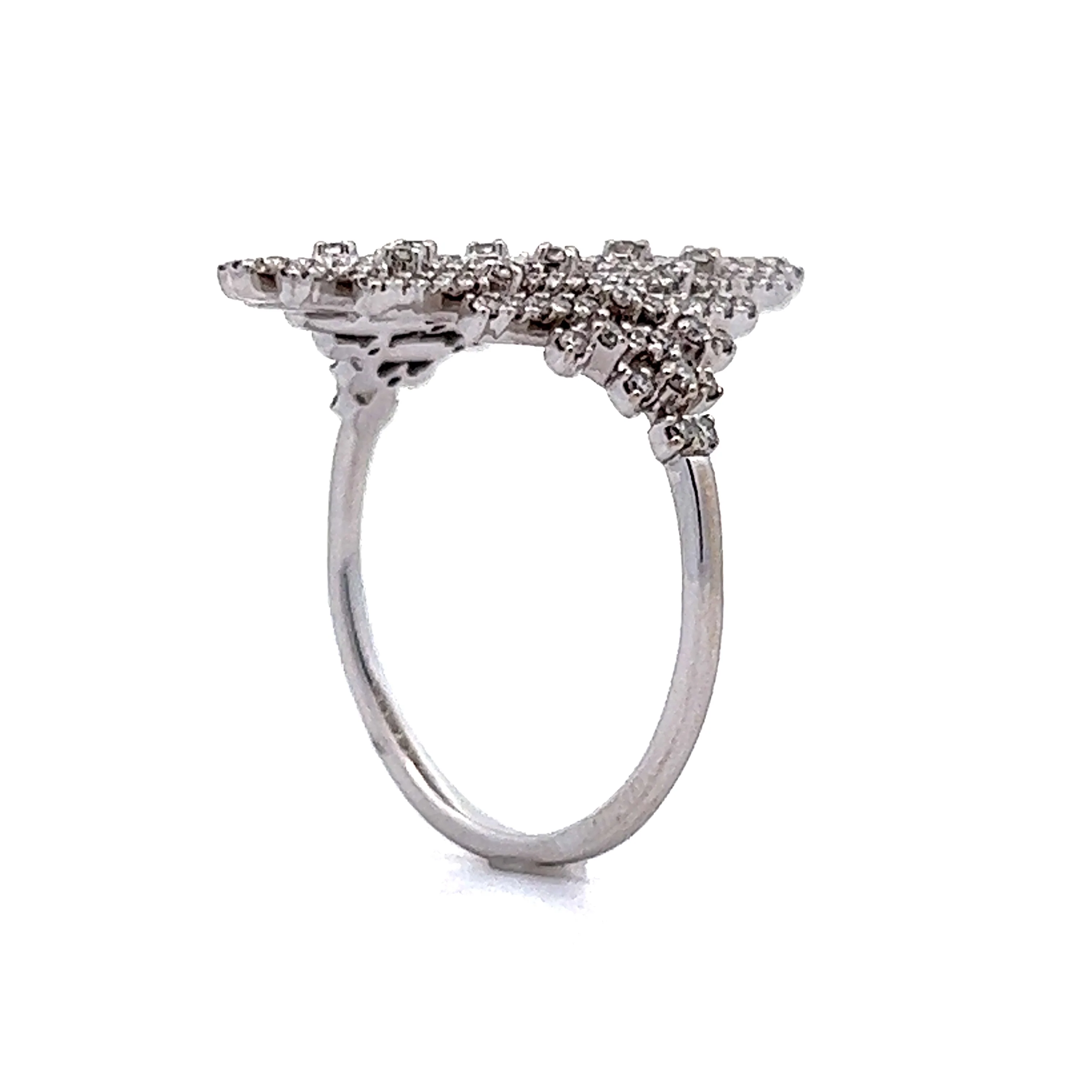 Bony Levy Diamond Cocktail Ring in 18k White Gold - Image 5