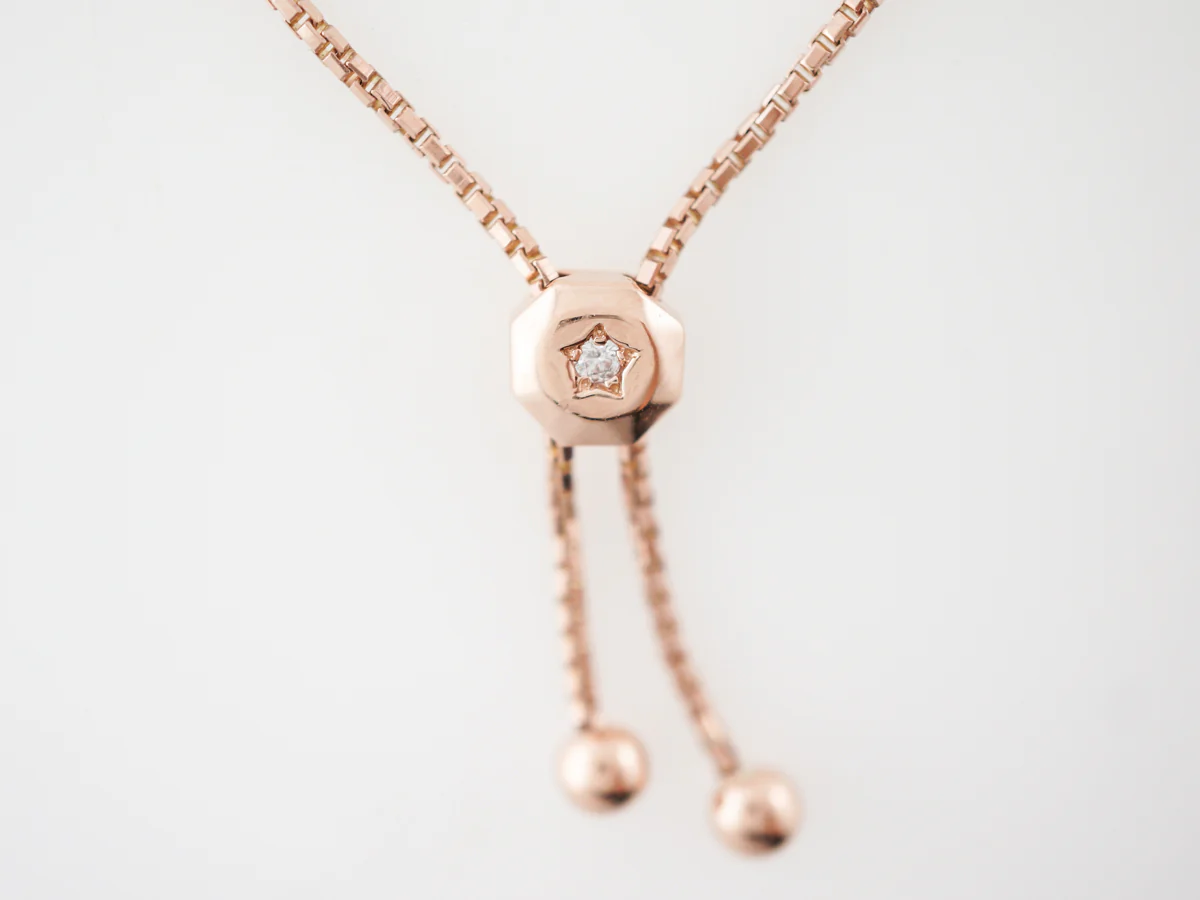 Bracelet Modern 1.38 Round Brilliant Cut Diamonds in 14k Rose Gold - Image 3