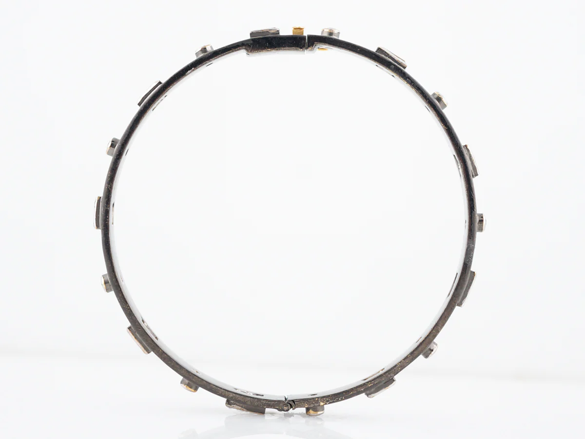 Bracelet Modern 1.94 Round Brilliant, Tapered & Straight Baguette Cut Diamonds in Sterling Silver - Image 4
