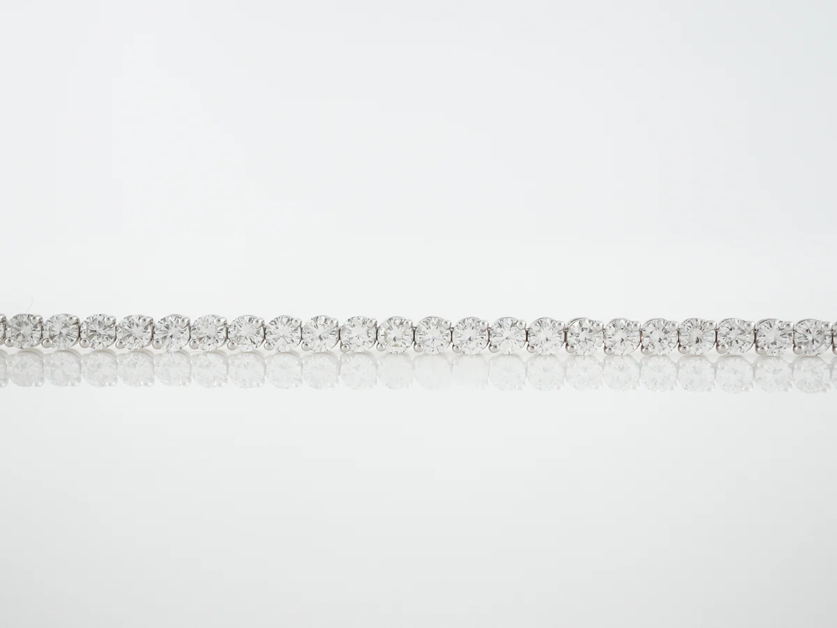 Bracelet Modern 8.18 Round Brilliant Cut Diamonds in 18k White Gold - Image 3