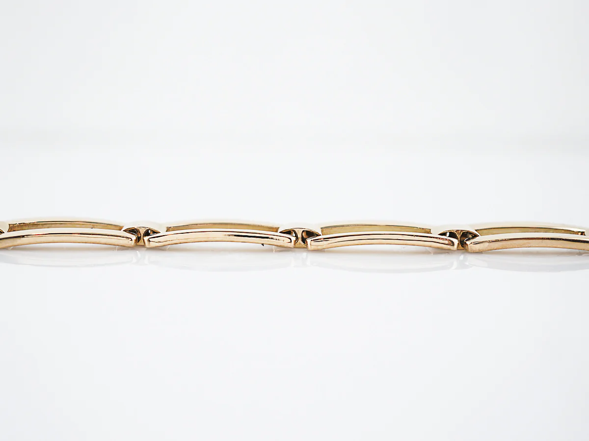 Bracelet Modern Chain Link in 18K Yellow Gold - Image 3
