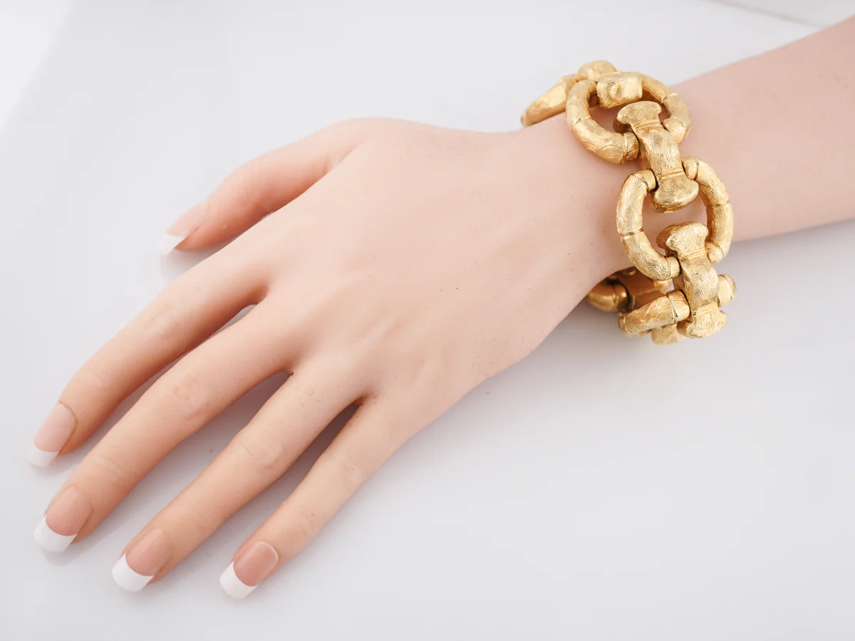 Bracelet Modern in 18k Yellow Gold - Image 5