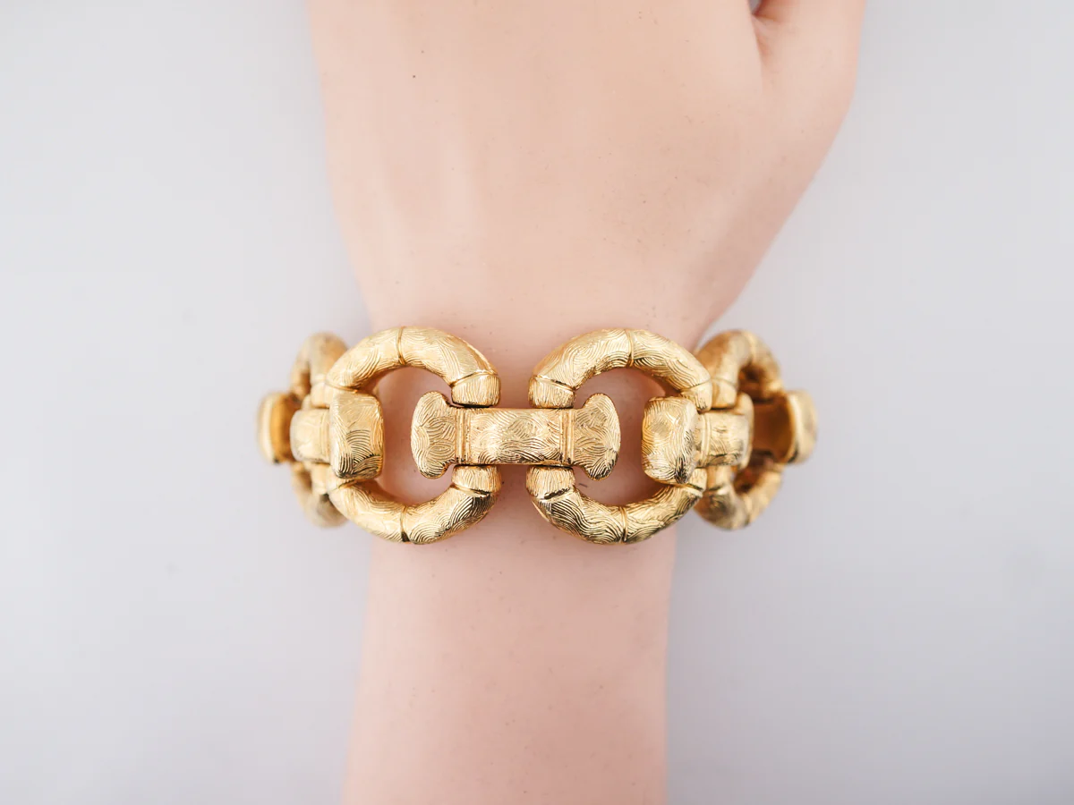 Bracelet Modern in 18k Yellow Gold - Image 6