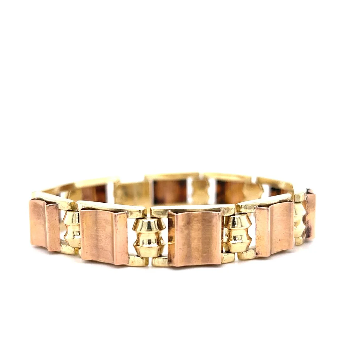 Bracelet Retro in 14k Rose & Yellow Gold - Image 3
