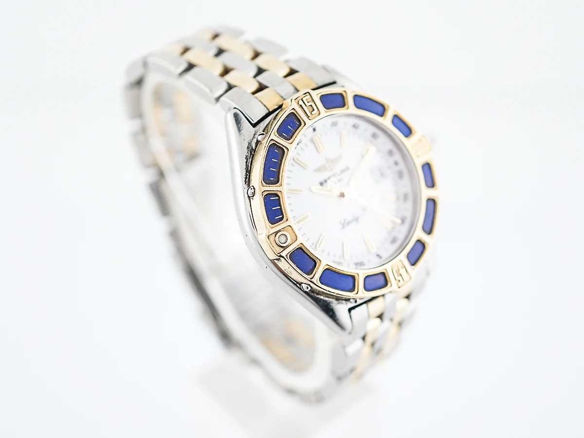 Breitling 1884 Lady J Women's Watch in Sterling Silver & 18k White Gold - Image 3