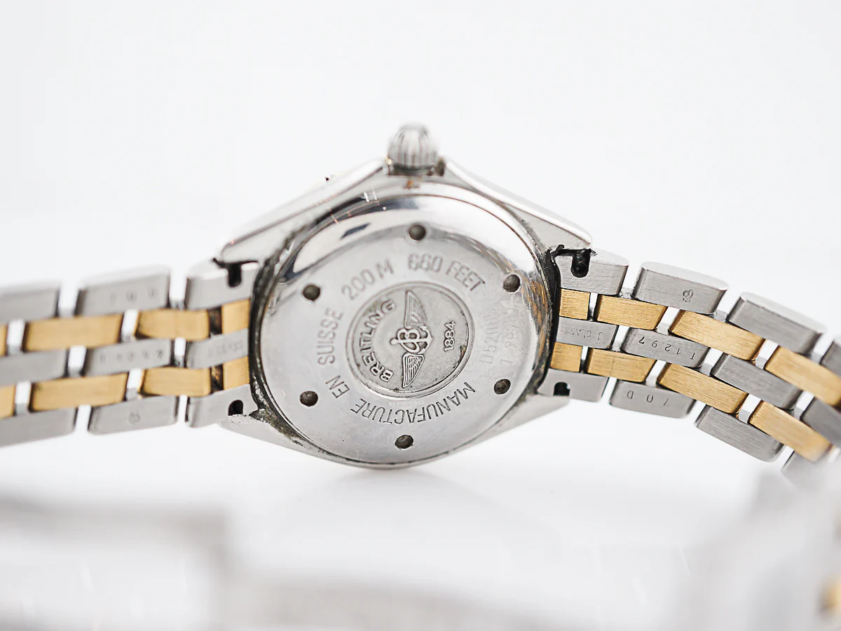 Breitling 1884 Lady J Women's Watch in Sterling Silver & 18k White Gold - Image 5