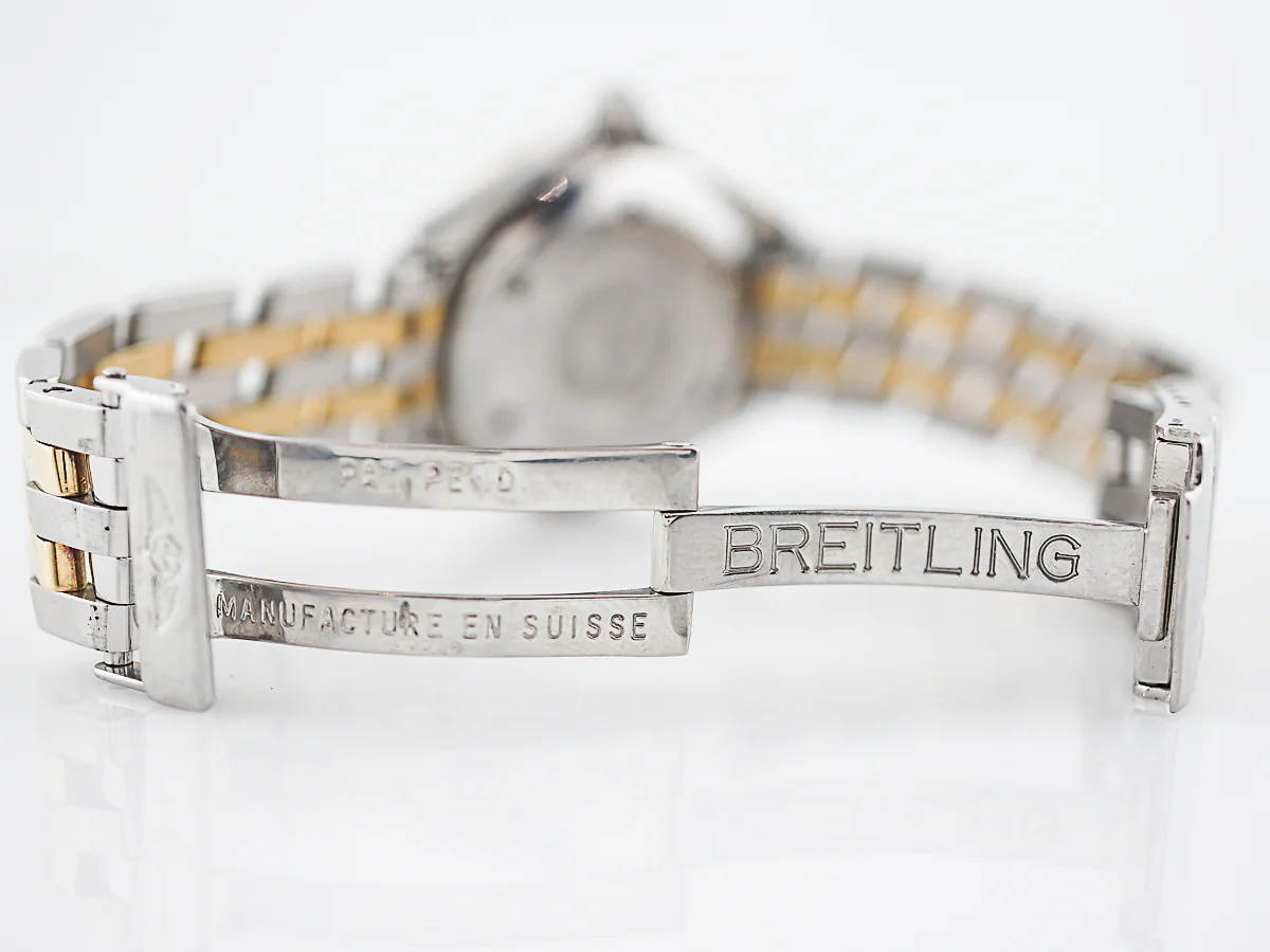 Breitling 1884 Lady J Women's Watch in Sterling Silver & 18k White Gold - Image 6