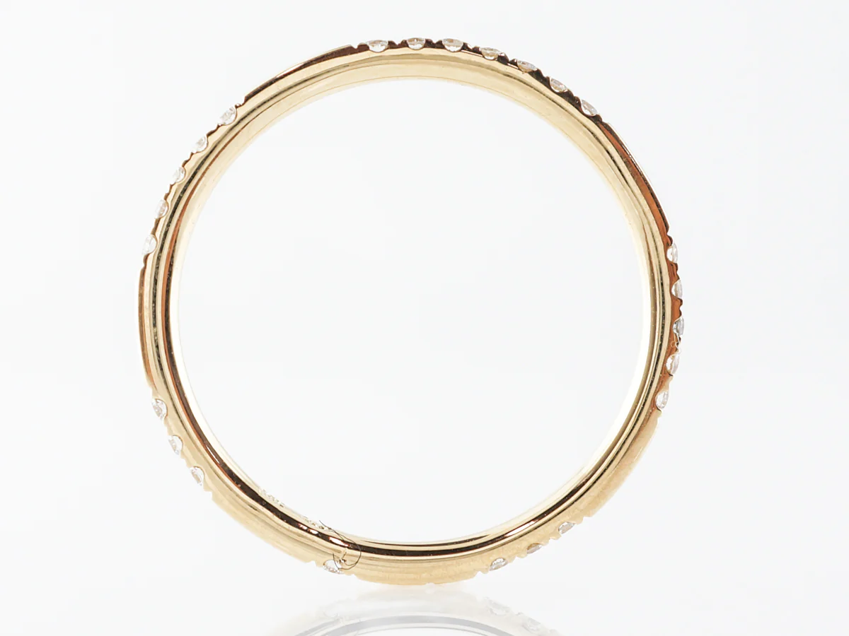 Brilliant Cut Diamond Eternity Wedding Band in 18k - Image 3