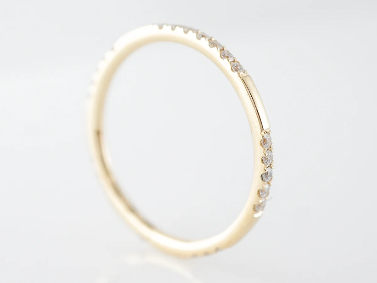 Brilliant Cut Diamond Eternity Wedding Band in 18k - Image 4